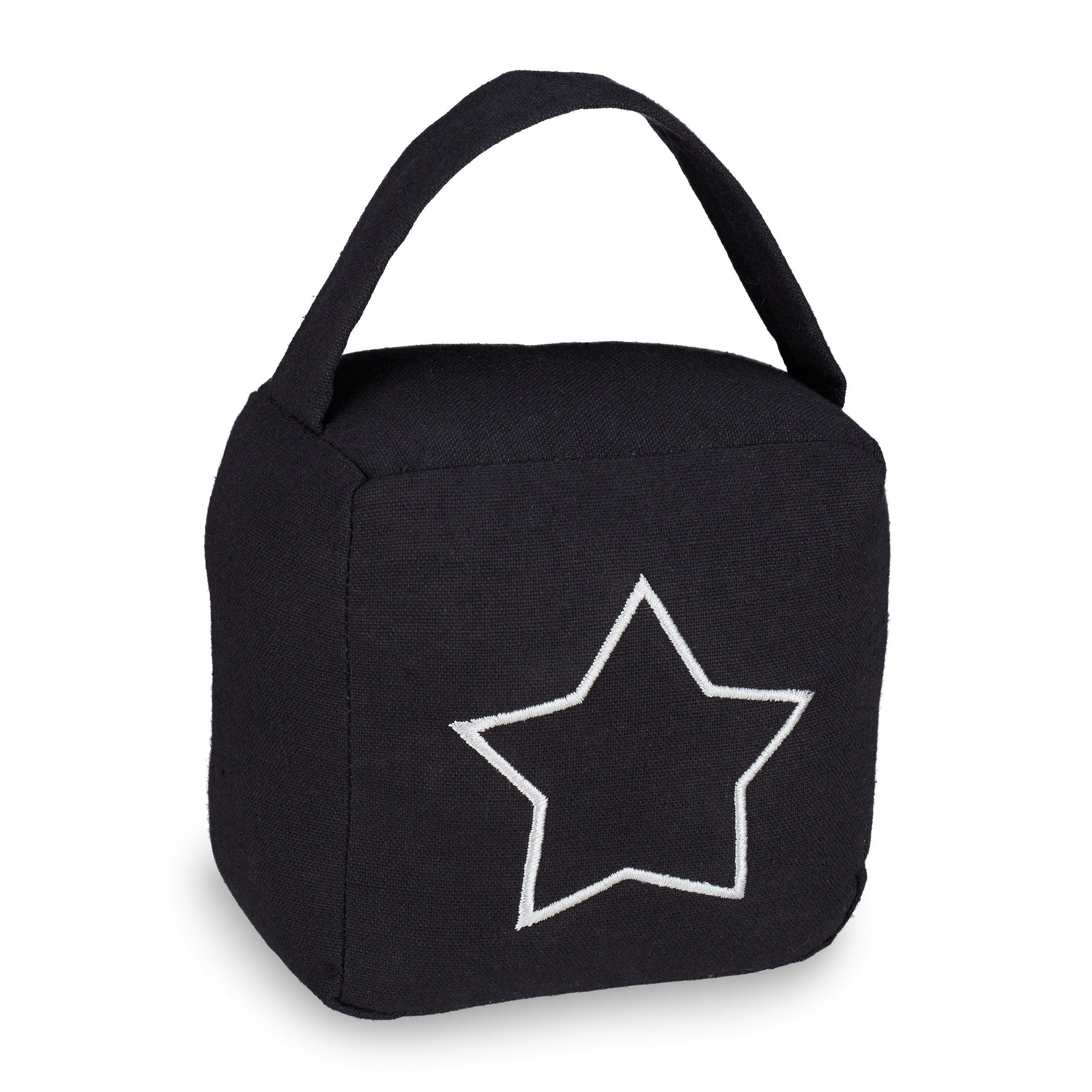 relaxdays Türstopper Sack St (1 St), schwarz günstig online kaufen