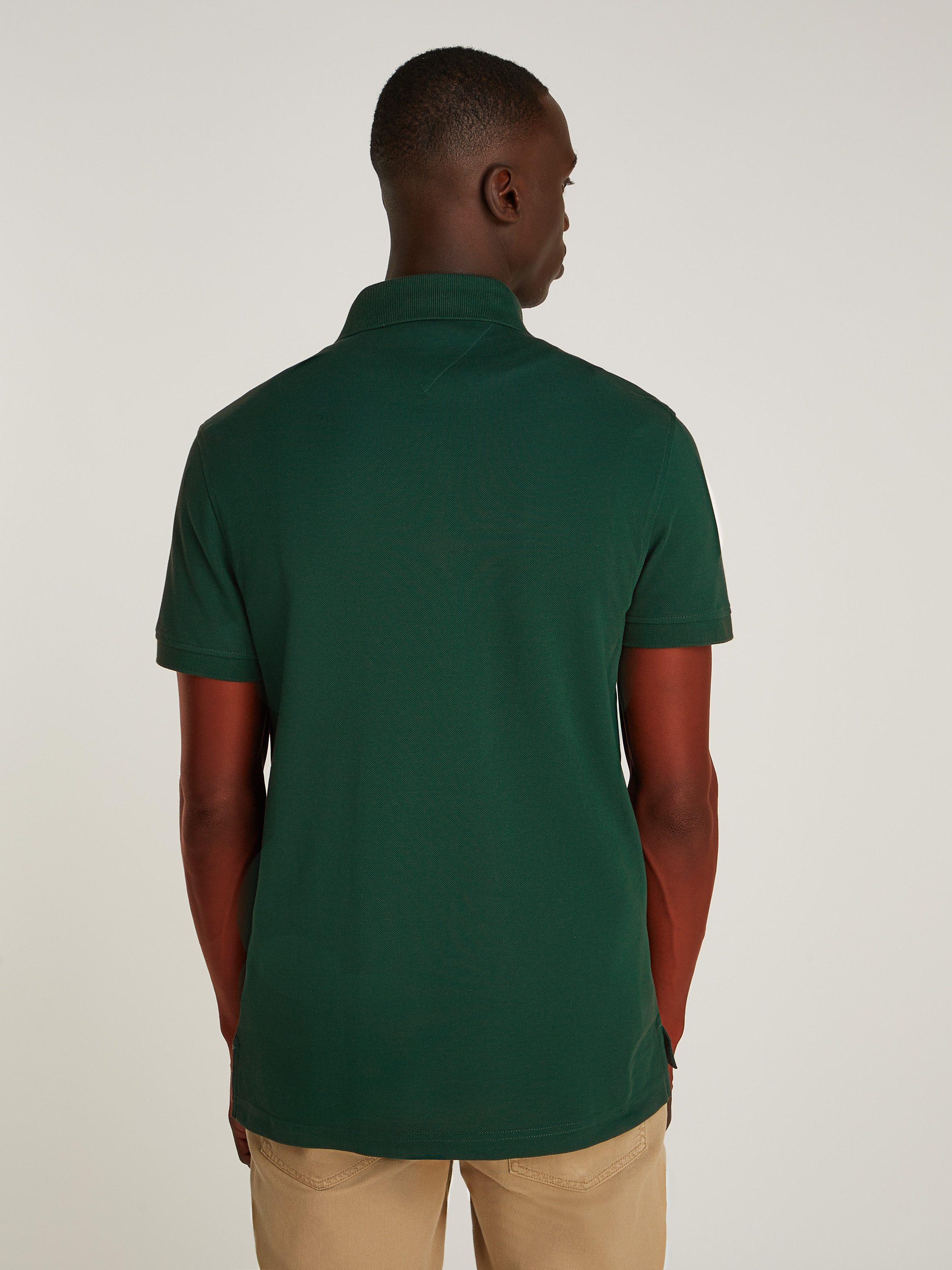 Tommy Hilfiger Poloshirt 1985 SLIM POLO mit Piqué-Struktur und Stickerei me günstig online kaufen