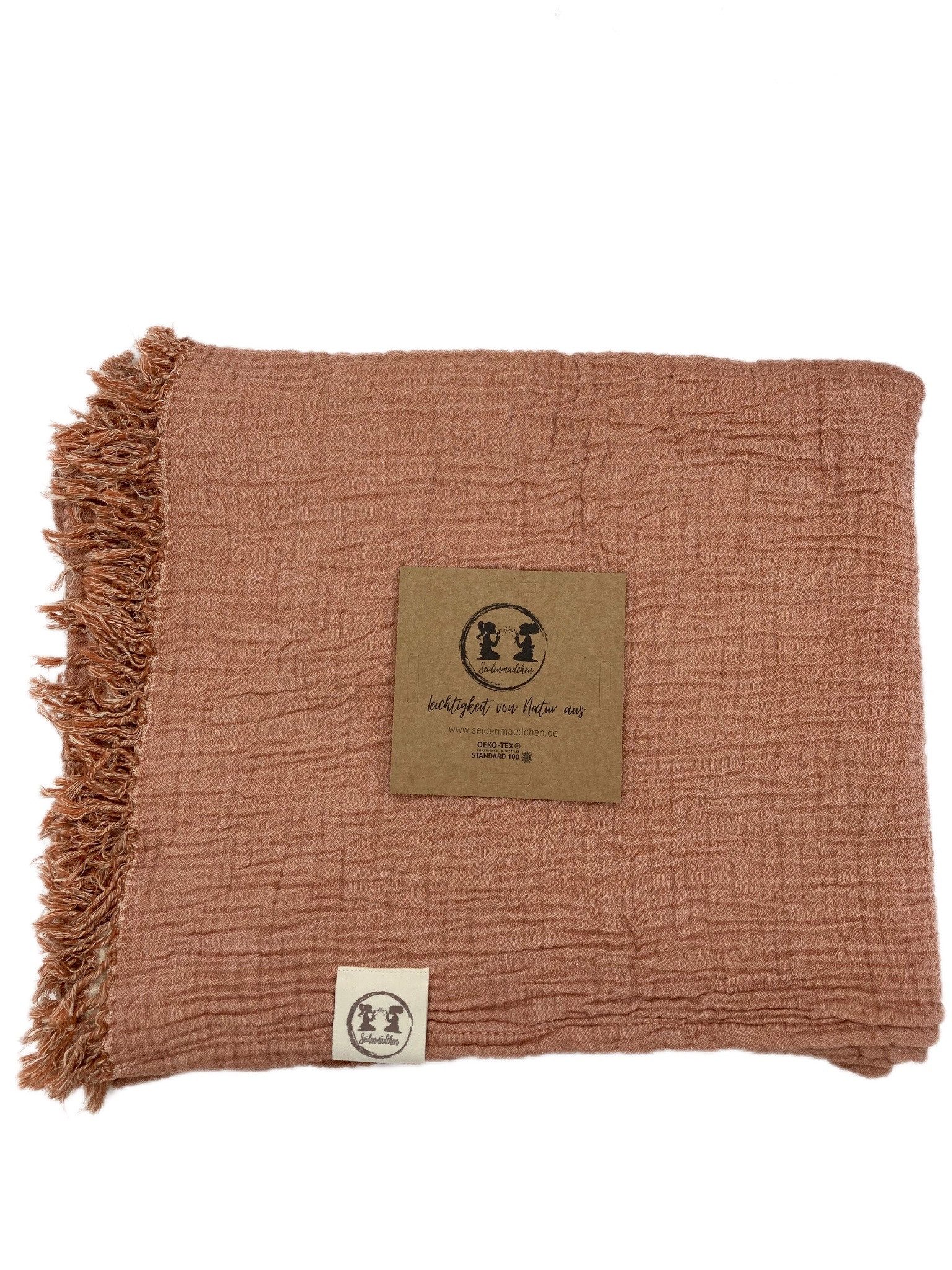 Tagesdecke Tagesdecke Blanket SYLT 130x180cm aus 100% Baumwoll-Musselin 4-lagig, Seidenmädchen, 4-lagiges Musselin, sehr weich, sanft zur Haut, langlebig