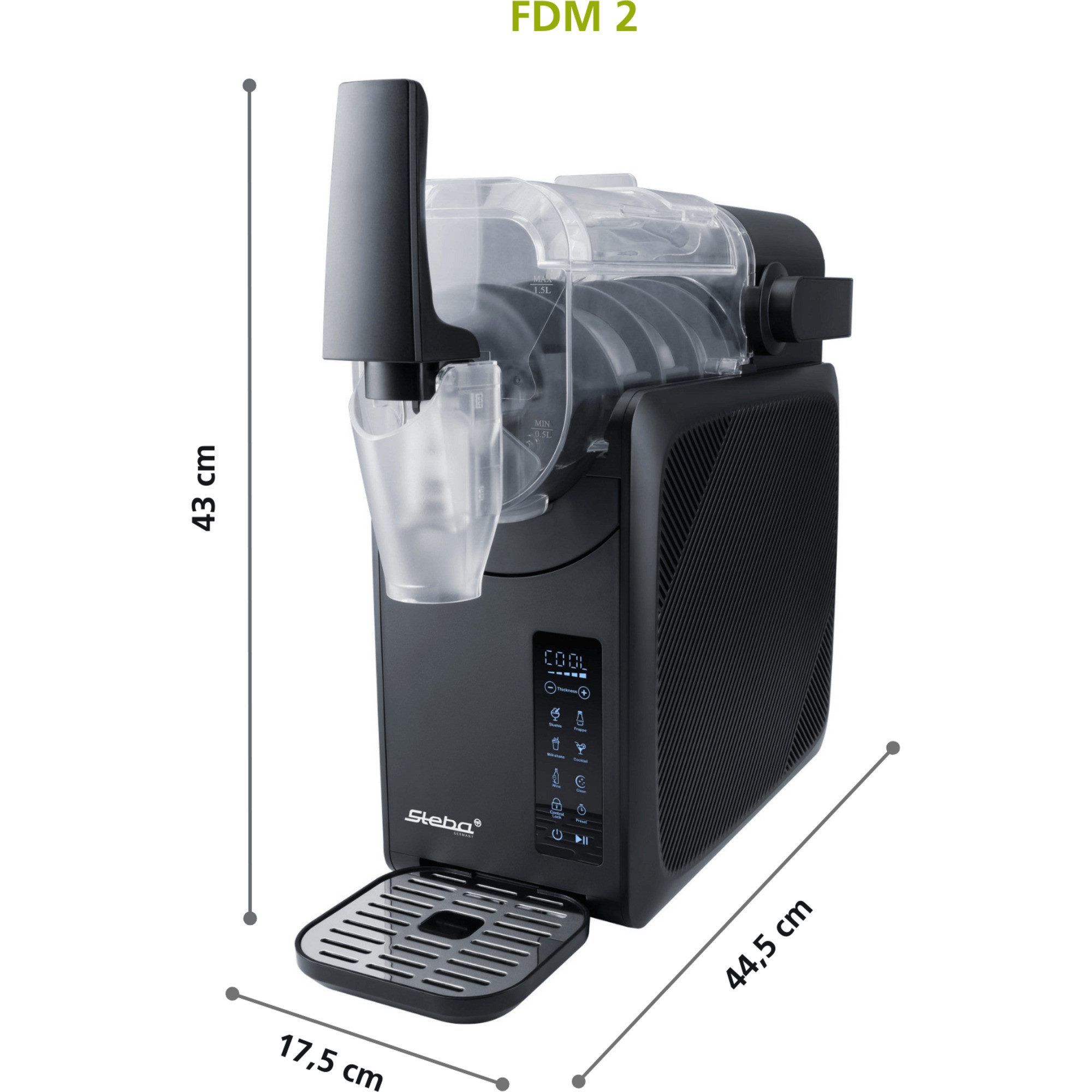 Steba Eismaschine Steba Slush-Maker FDM 2, Eismaschine, (für