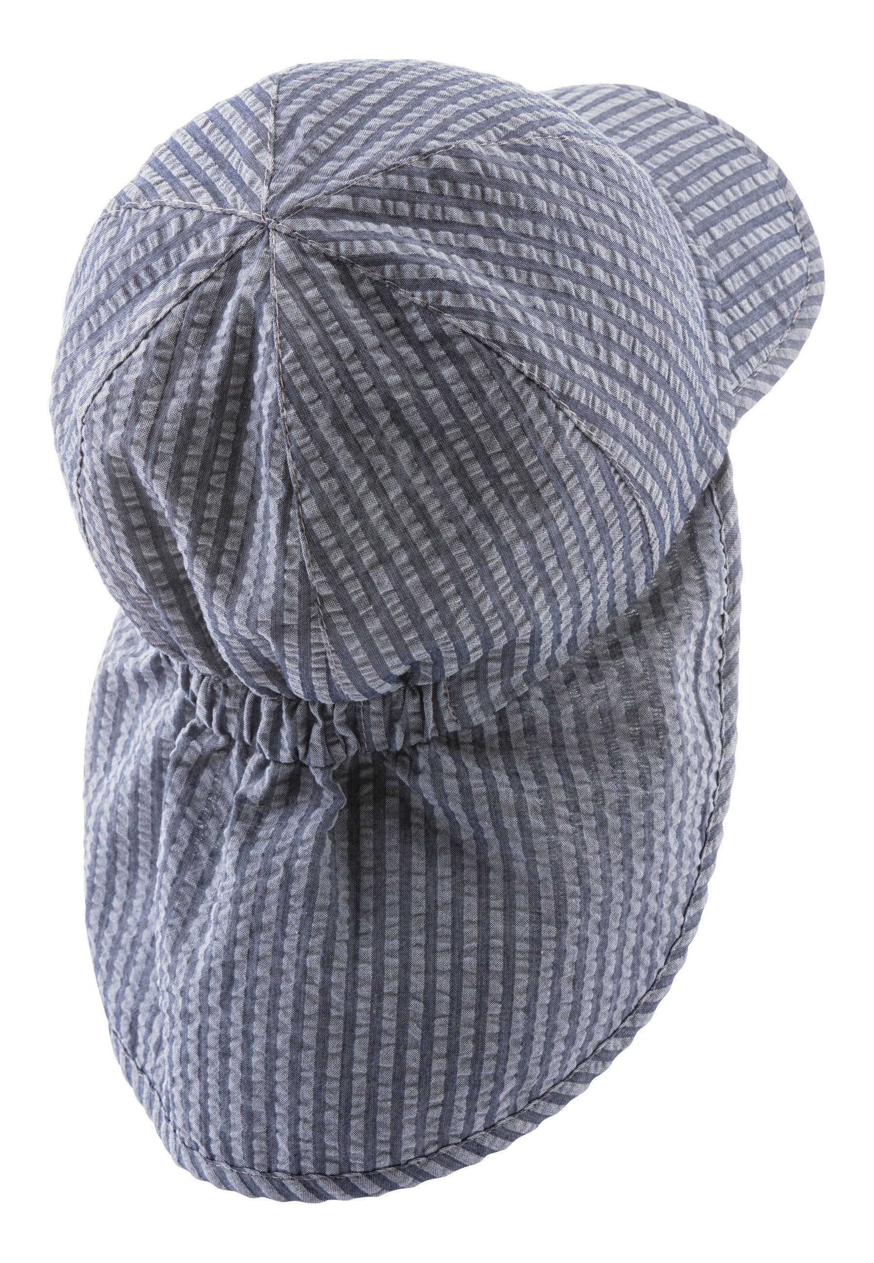 Sterntaler® Beanie Schirmmütze mit Nackenschutz Streifen günstig online kaufen