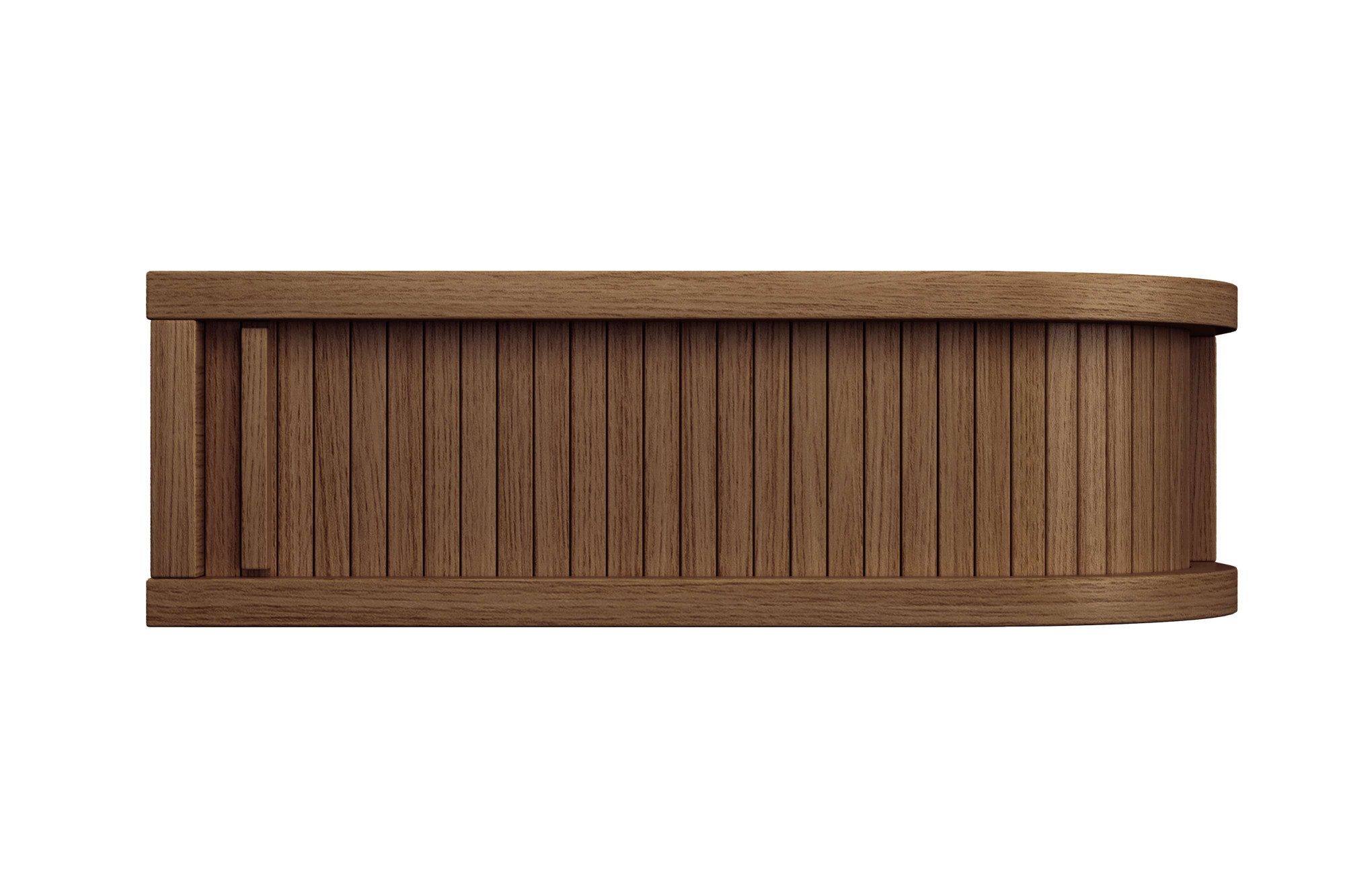 Woodman Nachttisch Farsta, in 3 Farben, mit Tambourschiebetüren, mit Eichenholz furniert, FSC®