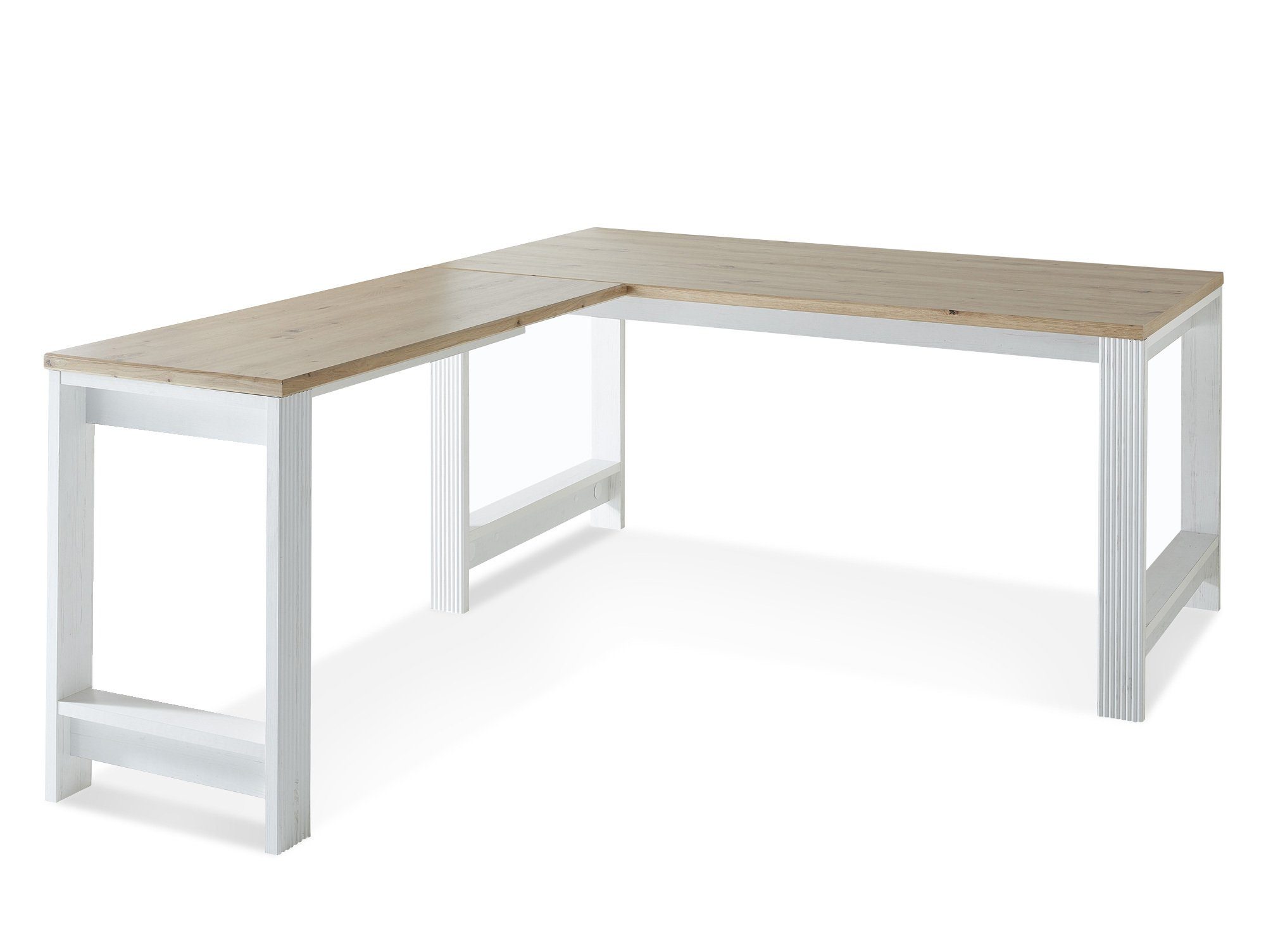 Moebel-Eins Schreibtisch, JADY Ansatzplatte für Schreibtisch, Material MDF/Dekorspanplatte