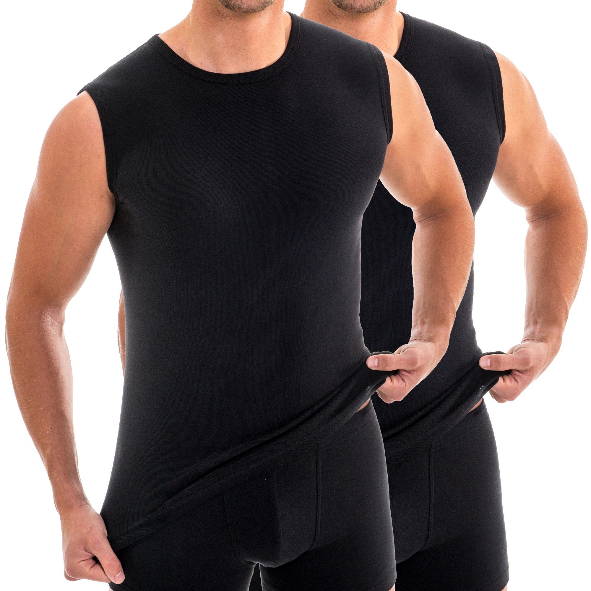 HERMKO Unterhemd 16040 2er Pack Herren günstig online kaufen
