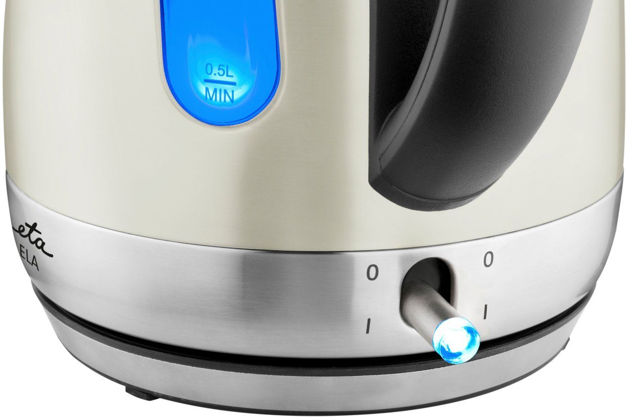 eta Wasserkocher ELA ETA859890070, 1,7 l, 2100 W, in Beige aus Edelstahl – Bild 4 von 5