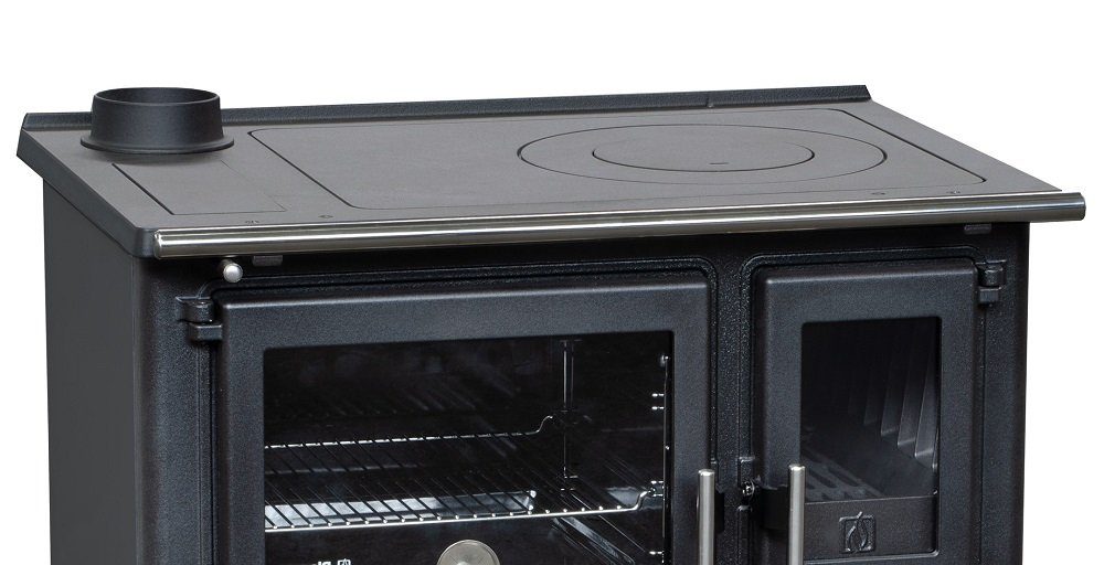Plamen Festbrennstoffherd Slavonac schwarz links, 8,00 kW – Bild 2 von 4