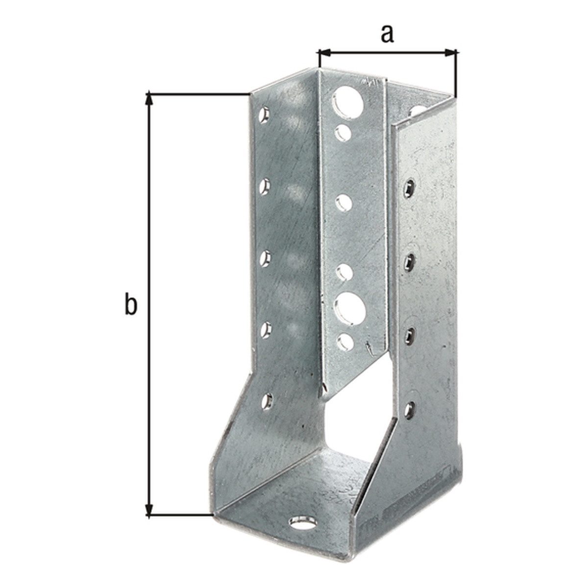 Alberts Winkelverbinder Alberts Balkenschuhe Flügel innen 60x100x2,0 mm 1 Stk., LxB: 100x60 mm, Sendizimirverzinkt, (1-St)