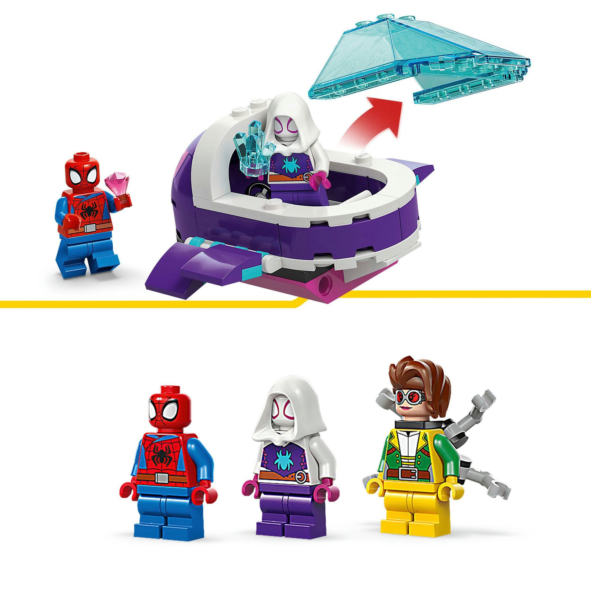 LEGO® Spidey: Unterwasserfahrzeuge (11207), LEGO Spidey Konstruktionsspielsteine, (154 St), Made in Europe – Bild 5 von 5