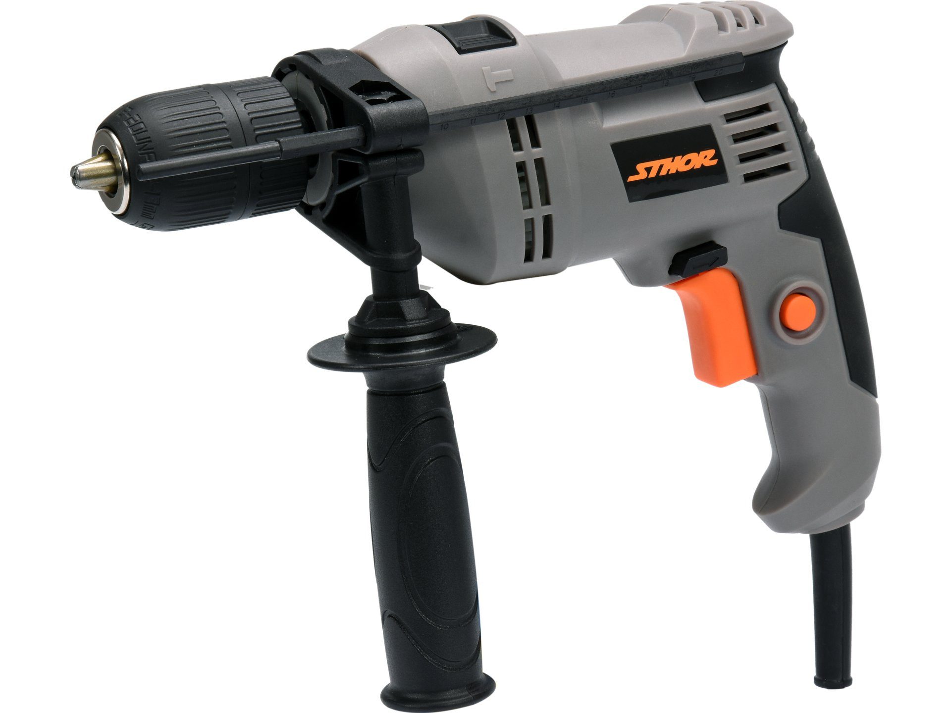 Sthor Schlagbohrmaschine WIERTARKA UDAROWA 600W, 230 V, (Schlagbohrmaschine 600W, Schnellspannbohrfutter bis 13mm)