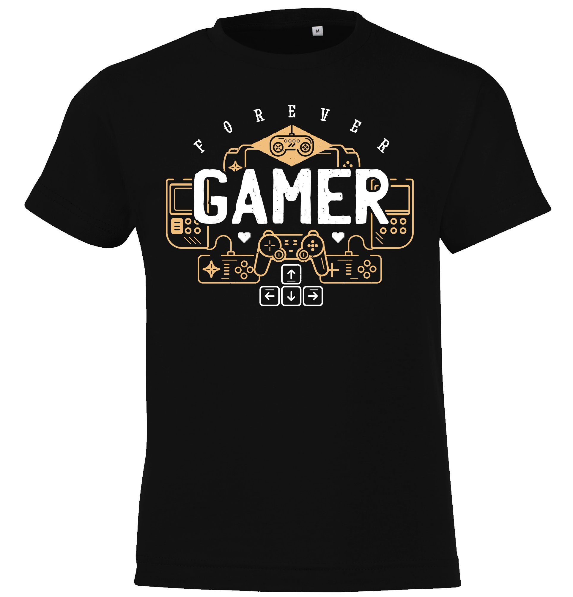 T-Shirt Gamer Forever Kinder T-Shirt für Jungen und Mädchen