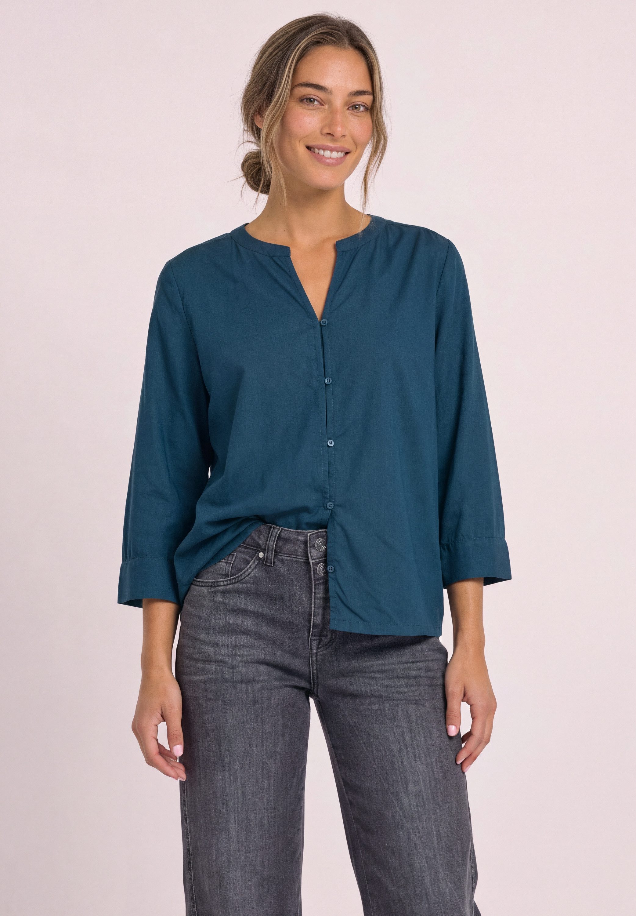 STREET ONE Shirtbluse mit 3/4 Ärmeln