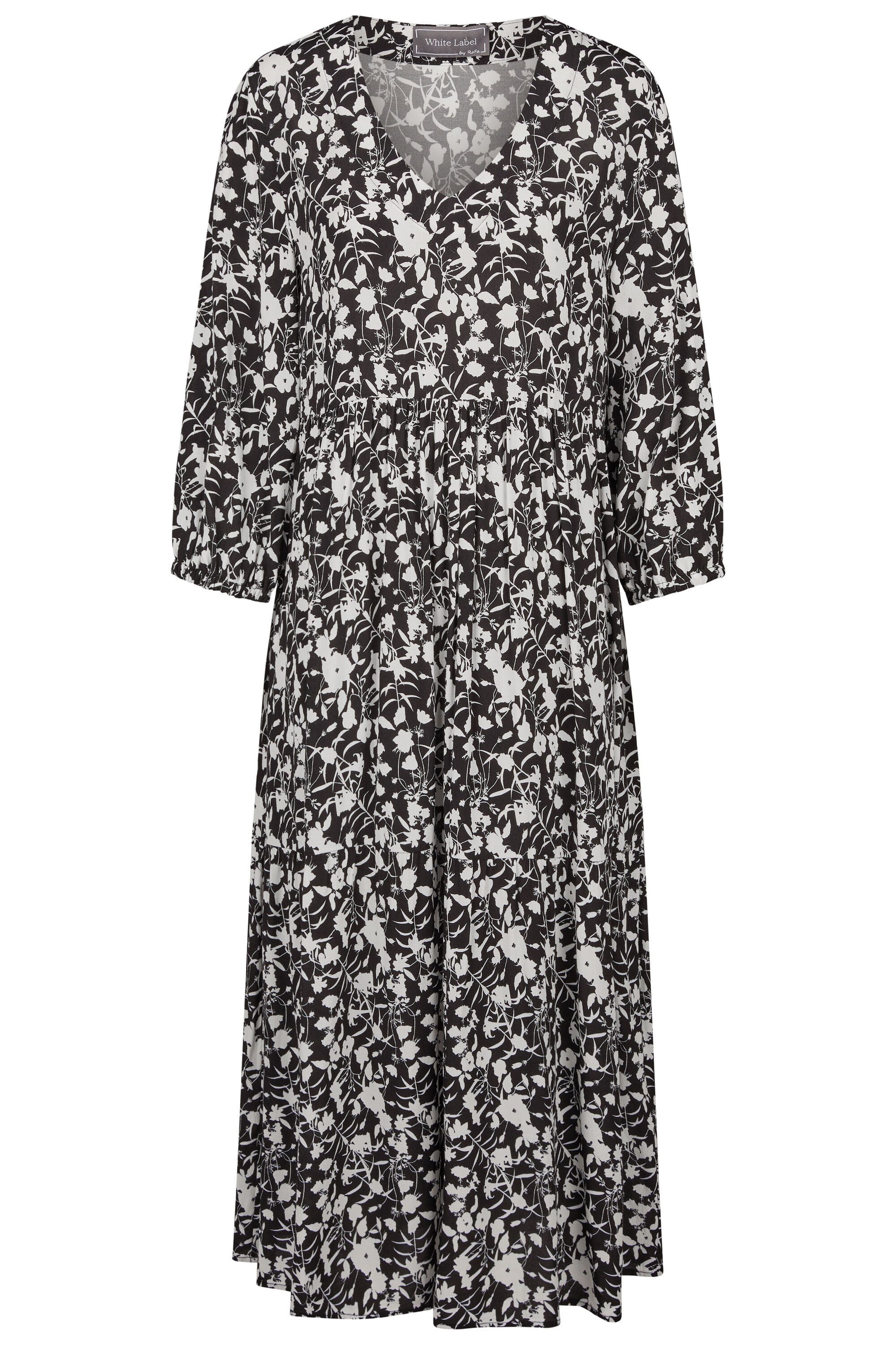 White Label A-Linien-Kleid (1-tlg) mit V-Auschnitt günstig online kaufen