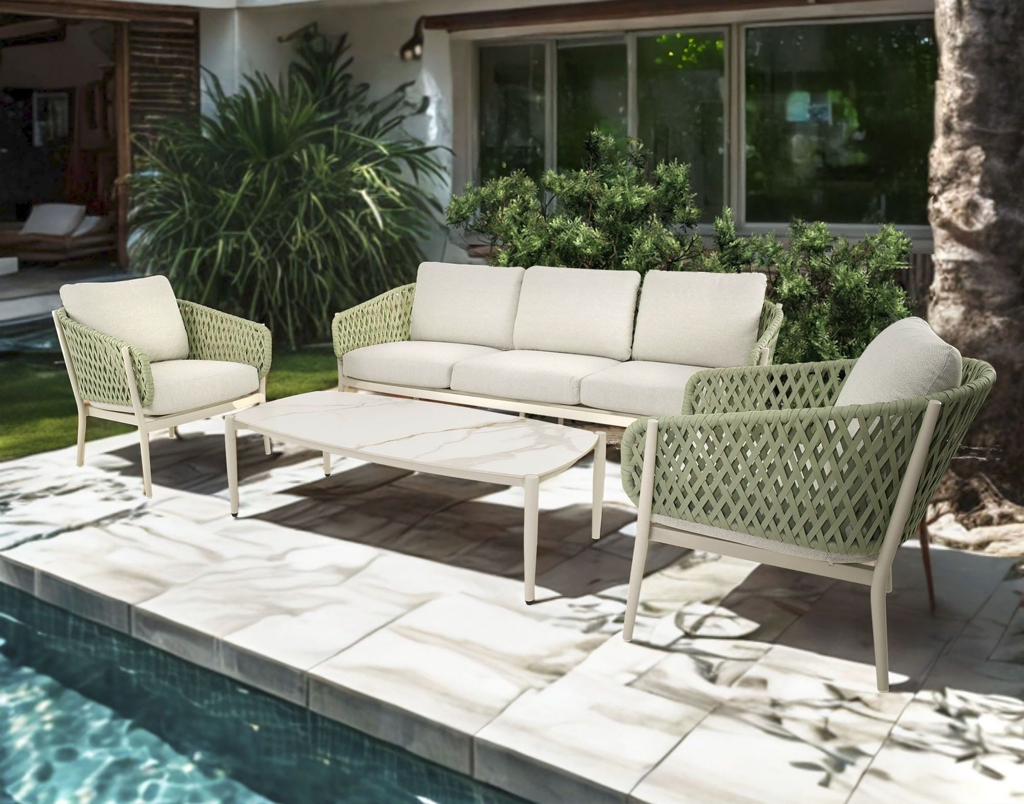 Lesli Living Gartenlounge-Set Lesli Living Lounge-Set Zaya