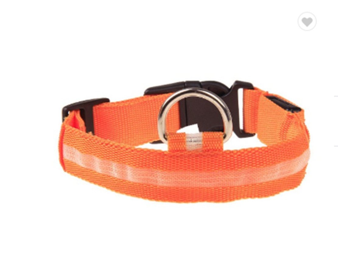 Thumbnail - Kevin Frotscher (FroShop) Hundehalsbandleuchte Hundehalsband Leuchthalsband Hund LED USB Aufladbar, Akku Halsband Gr. L ...