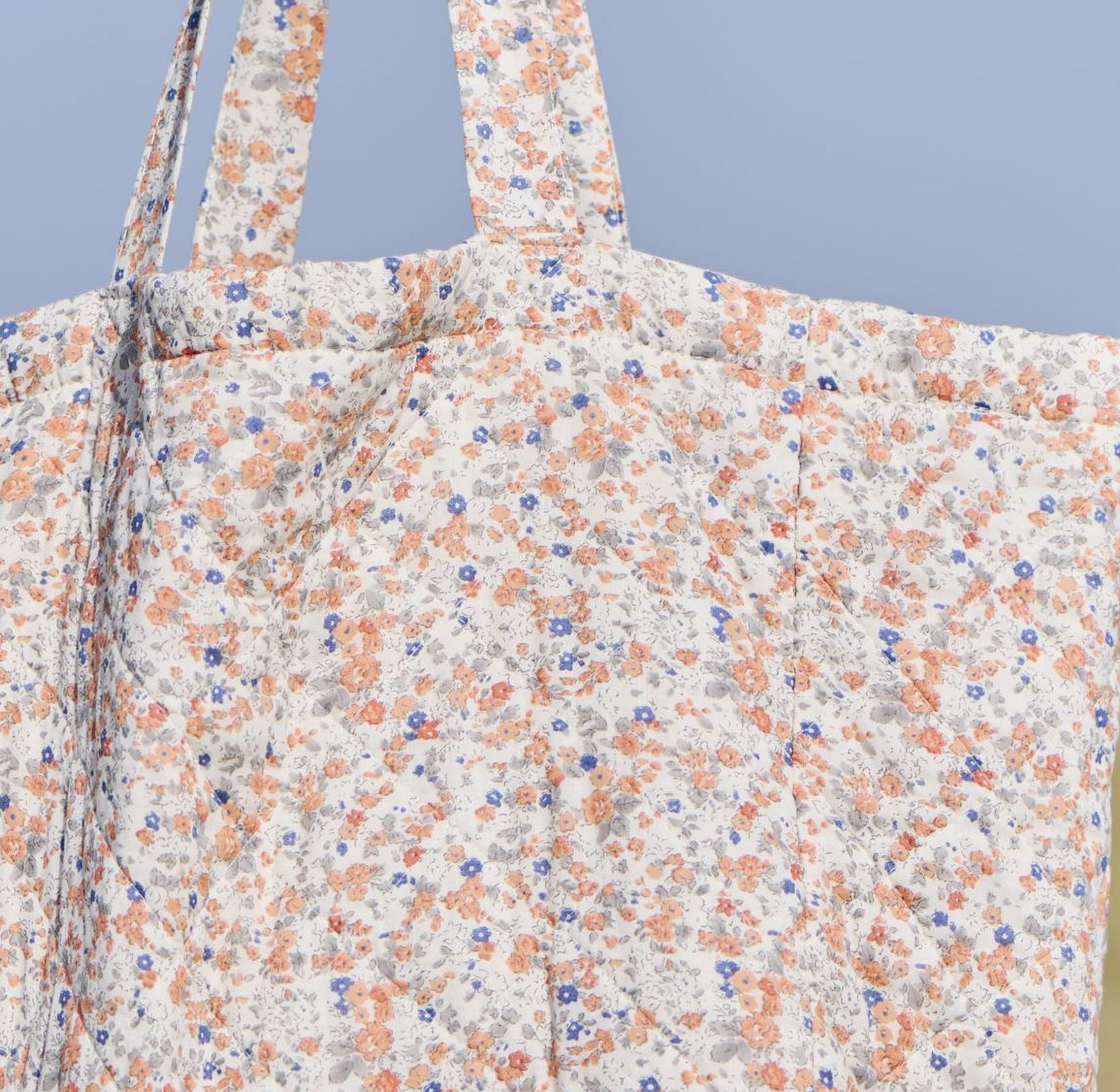Ib Laursen Shopper Ib Laursen - Tasche Strandtasche Einkaufstasche Wattiert Blumen