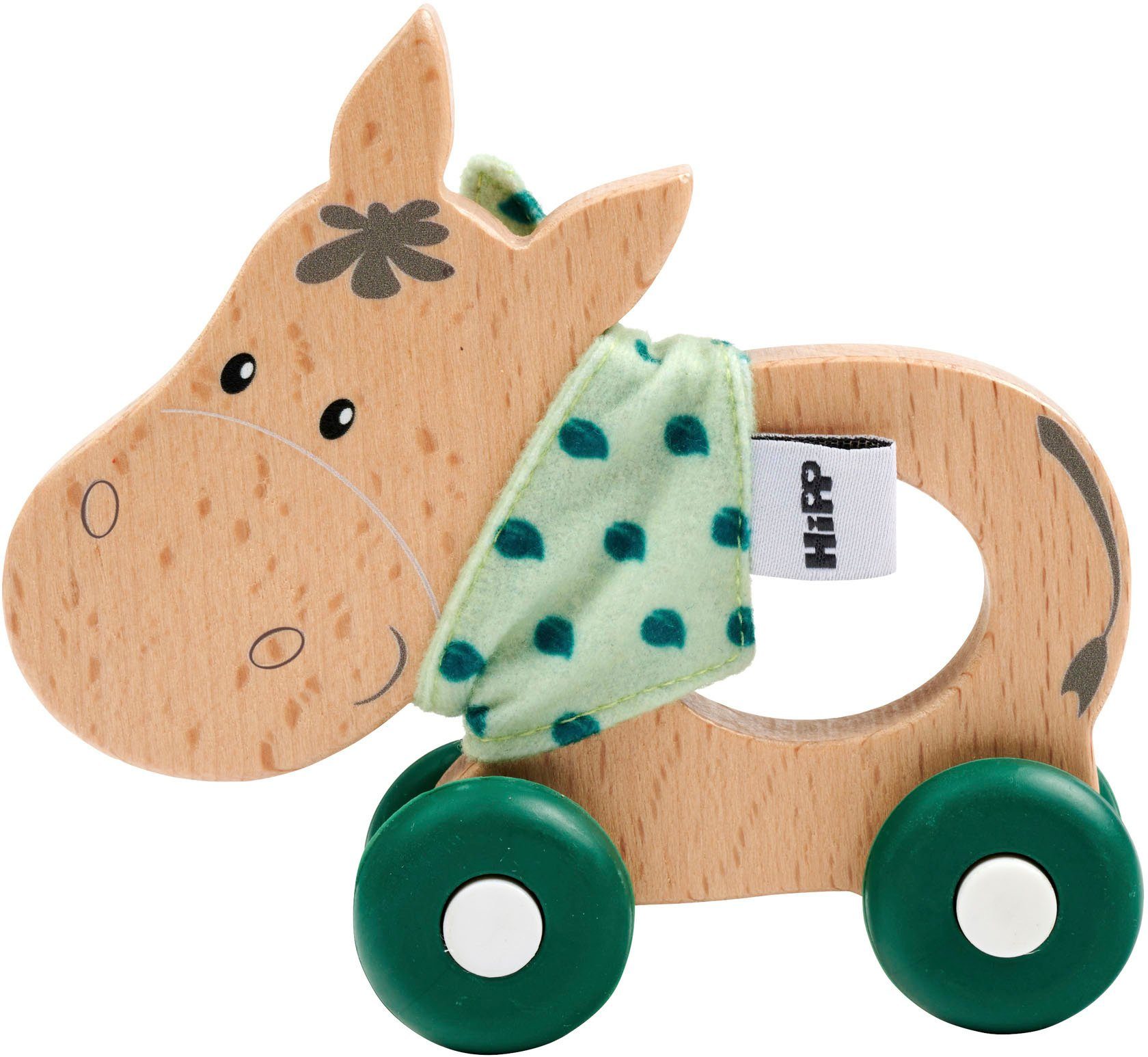 Eichhorn Greifspielzeug Holzspielzeug, Baby HiPP Schiebe-Esel, FSC®- schützt Wald - weltweit