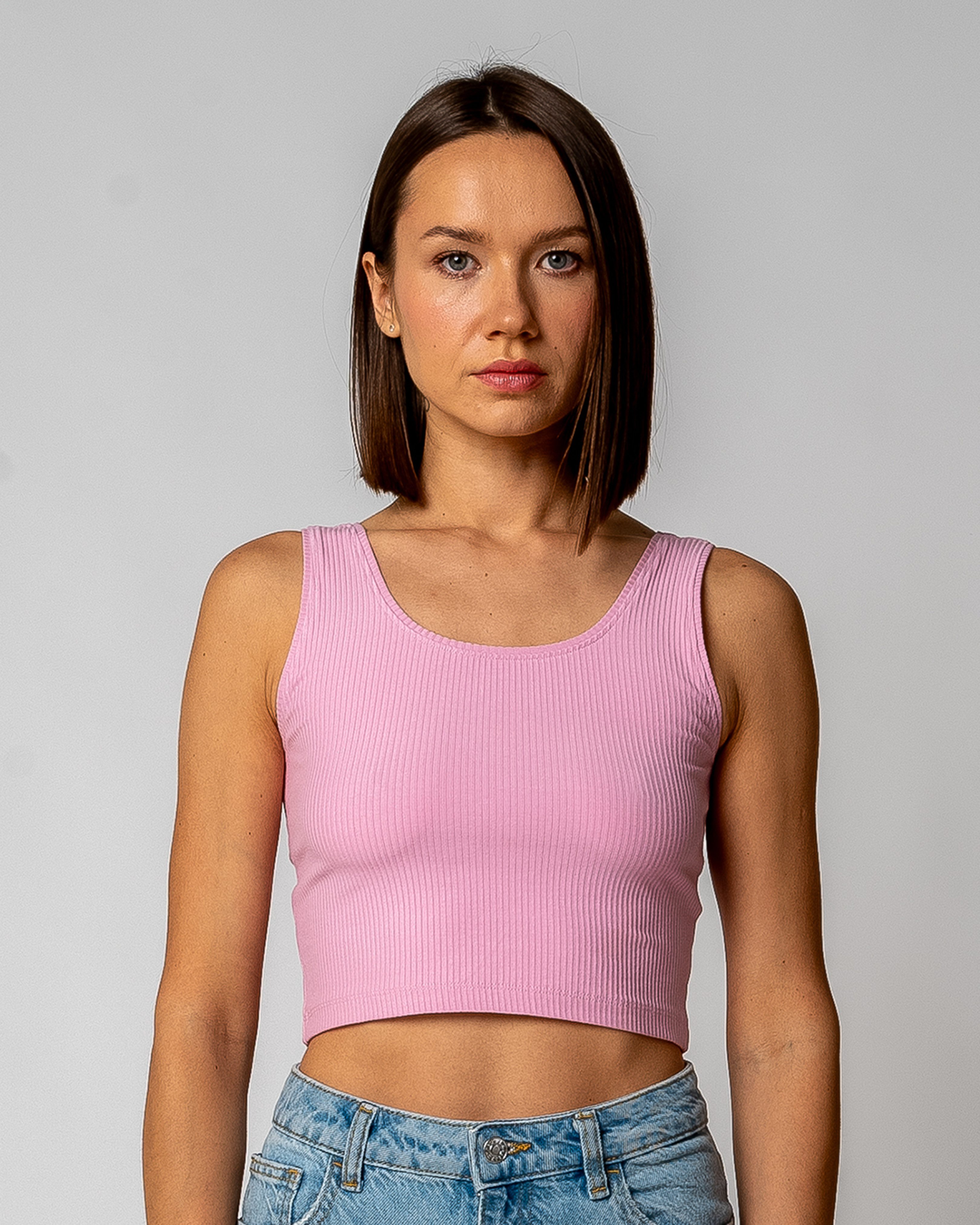 GORG Crop-Top Damen Geripptes Cropped Top aus Bio-Baumwolle & TENCEL Modal günstig online kaufen