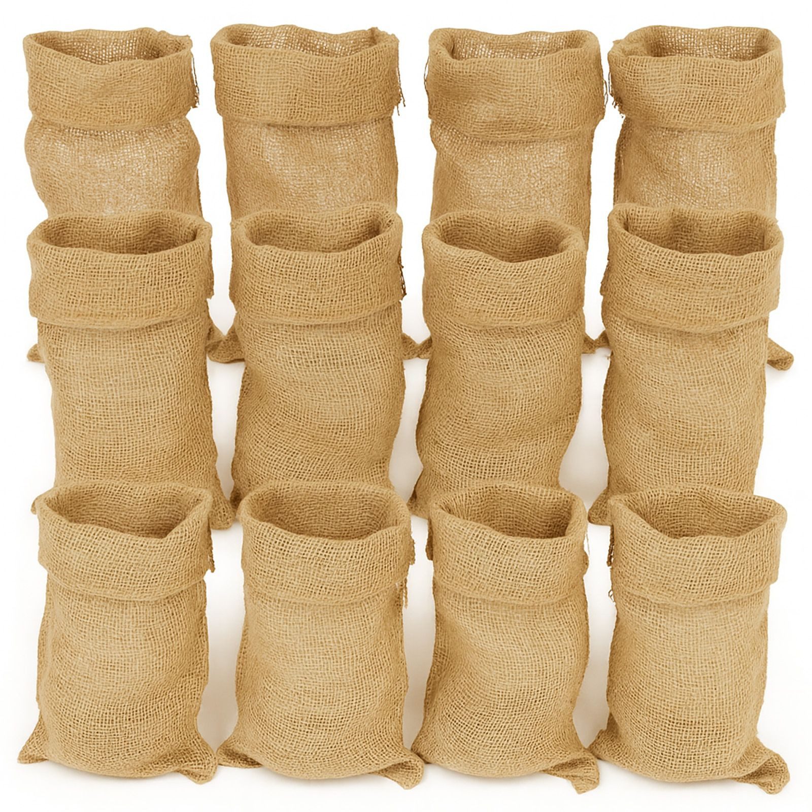 BURI Unkrautvlies Jutesack 60x30cm ca. 25kg Jute Jutesack Kartoffelsack Säcke Jutesäcke