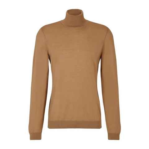 BOSS Strickpullover Herren Rollkragenpullover MUSSO-P aus Wolle (1-tlg)