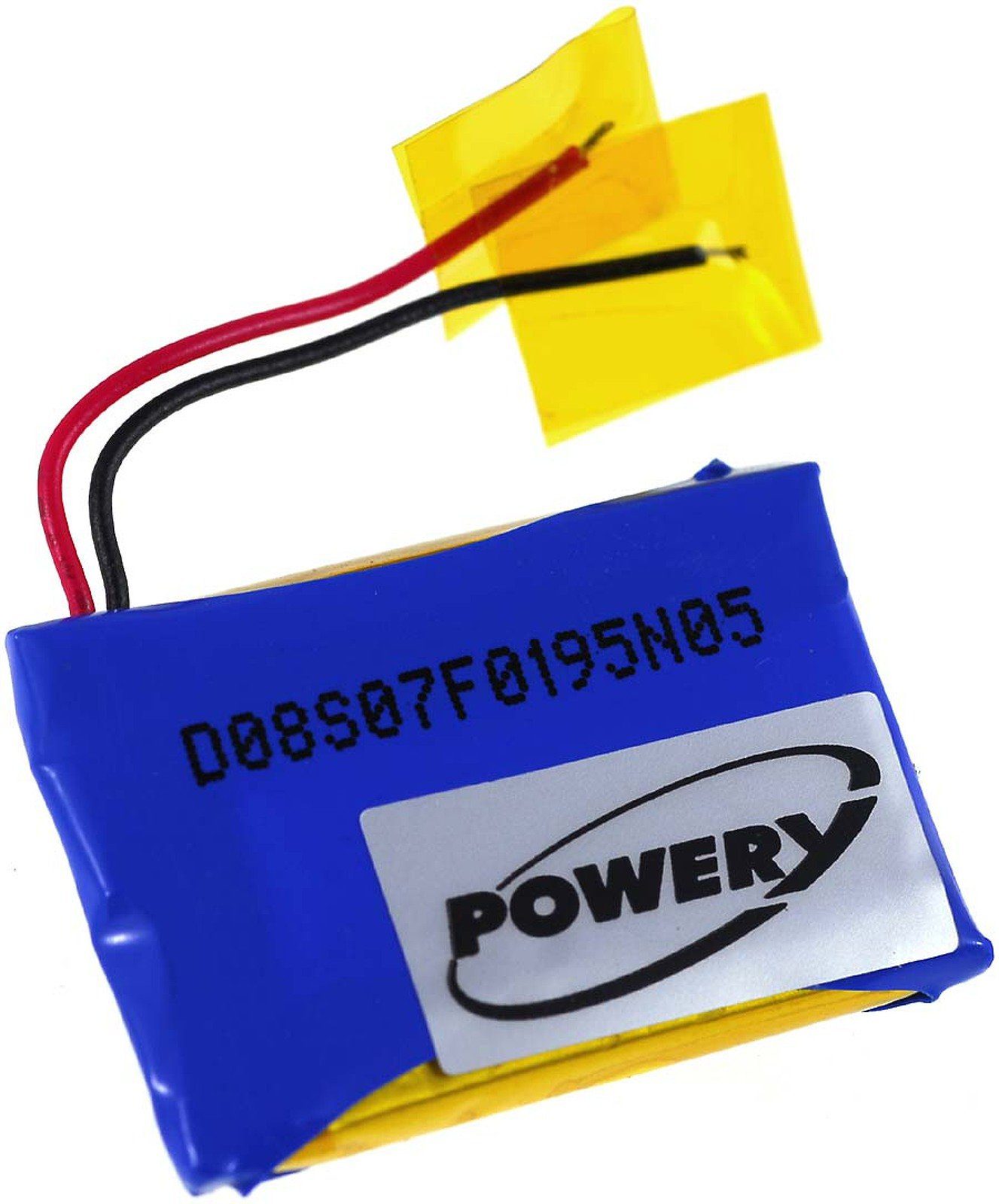 Powery Akku für Fiio Typ PL402030 1S1P Akku 190 mAh (3.7 V)