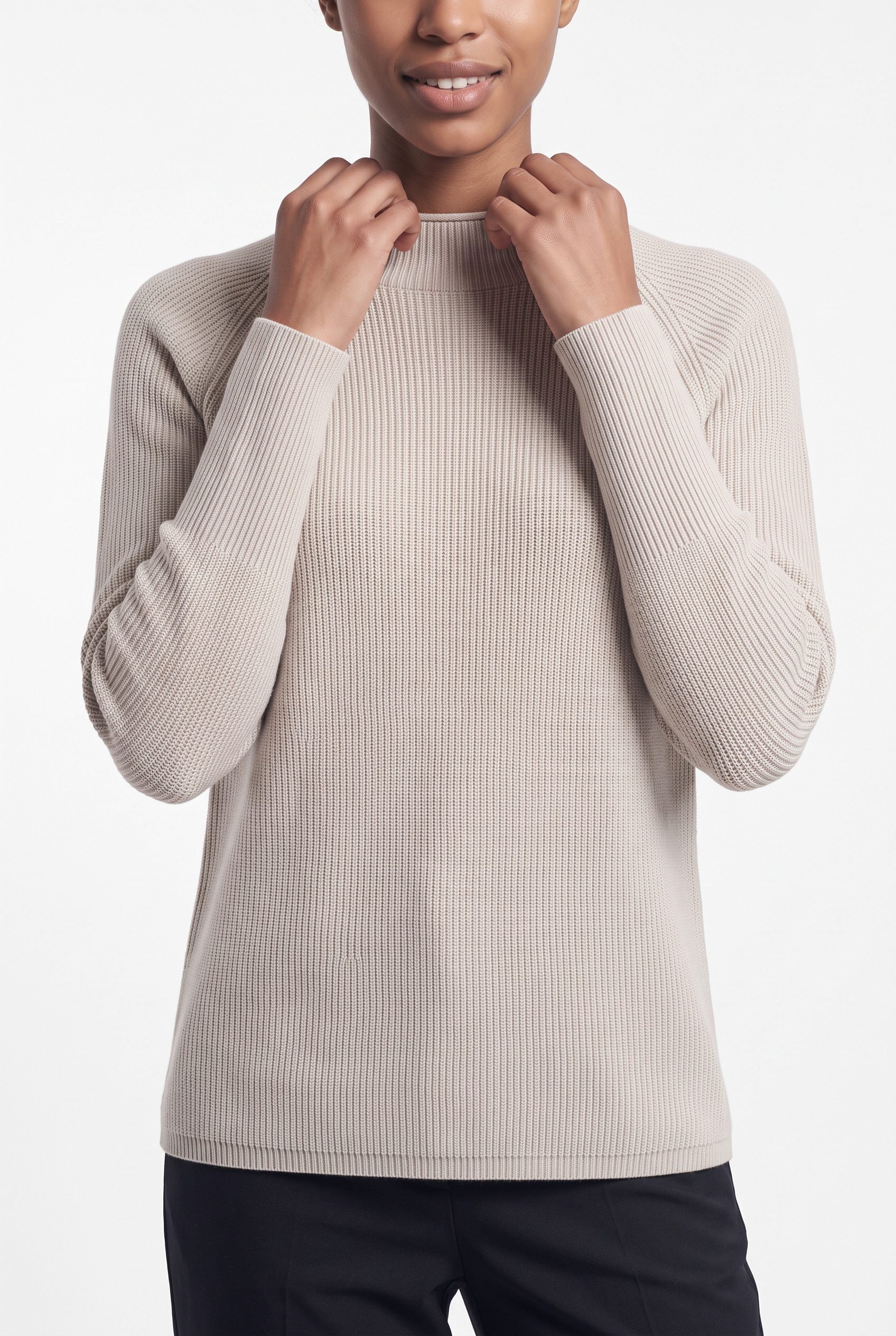 soyaconcept Strickpullover SC-KANITA 4 Viskosemischung, Rippstrick