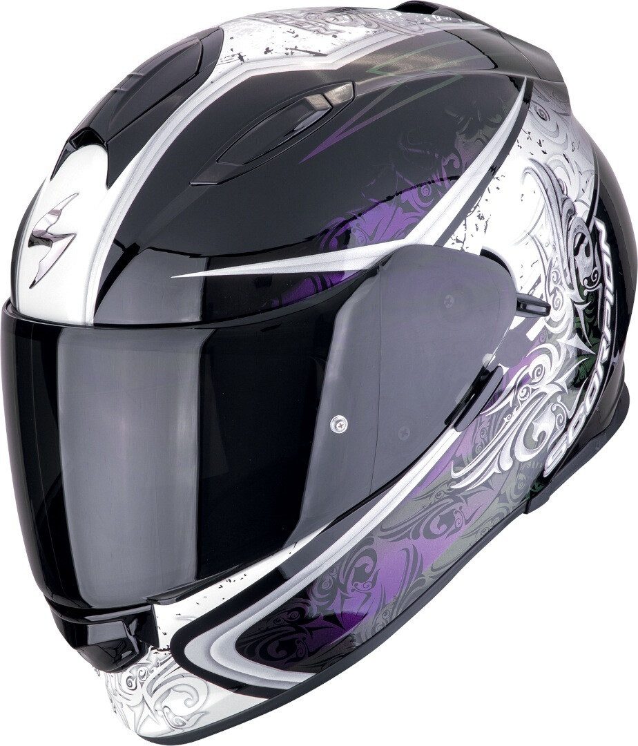 Scorpion Exo Motorradhelm EXO-491 Run Helm, Integriertes Sonnenvisier
