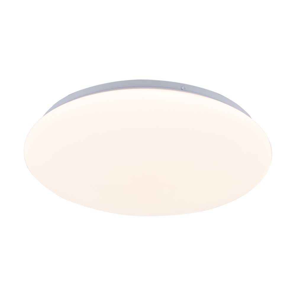 AEG LED Deckenleuchte, LED-Leuchtmittel fest verbaut, Warmweiß, LED Deckenleuchte dimmbar Wohnzimmerleuchte weiß Deckenlampe rund