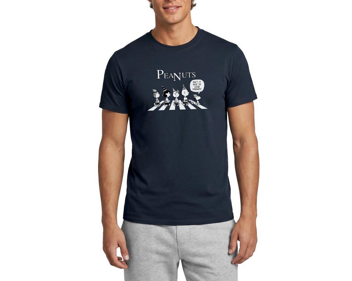Spreadshirt T-Shirt Peanuts Snoopy, Charlie, Stella & Lucy Geburtstag Männer T-Shirt (1-tlg)