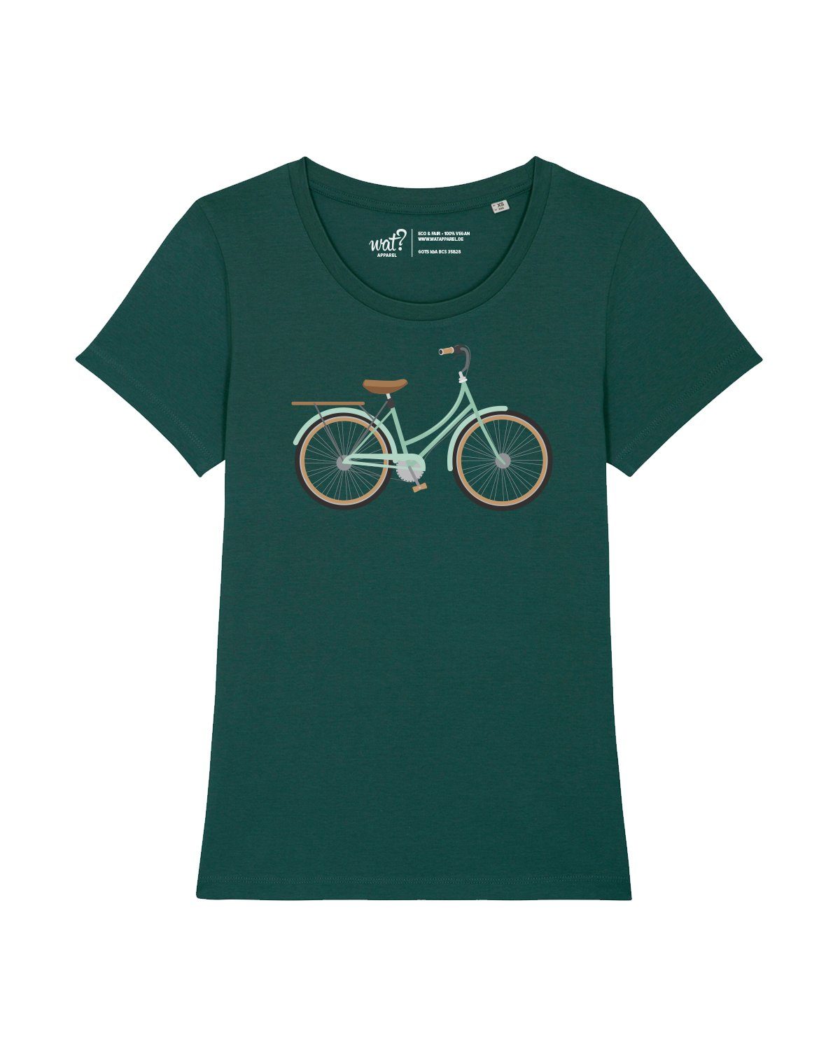 wat? Apparel Print-Shirt Mint Bike (1-tlg) glazed grün