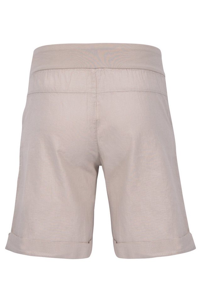 malito more than fashion Leinenhose malito Damen Bermuda aus Leinen, lässige kurze Hose, Shorts für den Bermuda aus Leinen