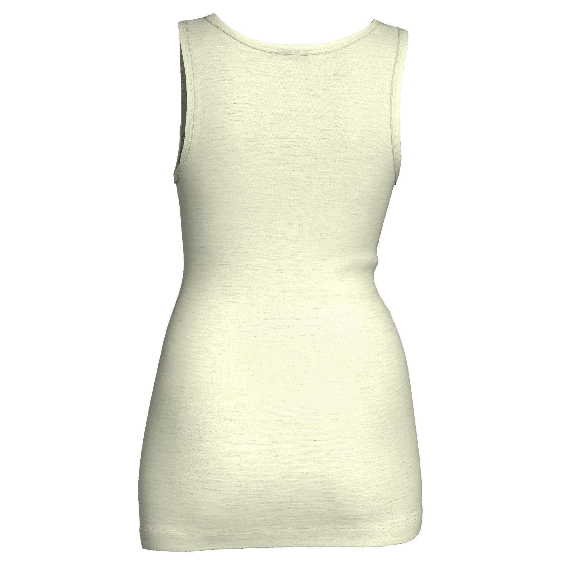 HERMKO Longshirt 40325 Damen Longshirt aus Merino-Wolle / Tencel Tank Top A günstig online kaufen