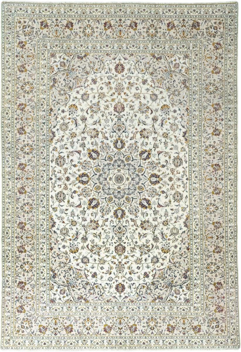 Orientteppich Keshan 236x346 Handgeknüpfter Orientteppich / Perserteppich, Nain Trading, rechteckig, Höhe: 12 mm