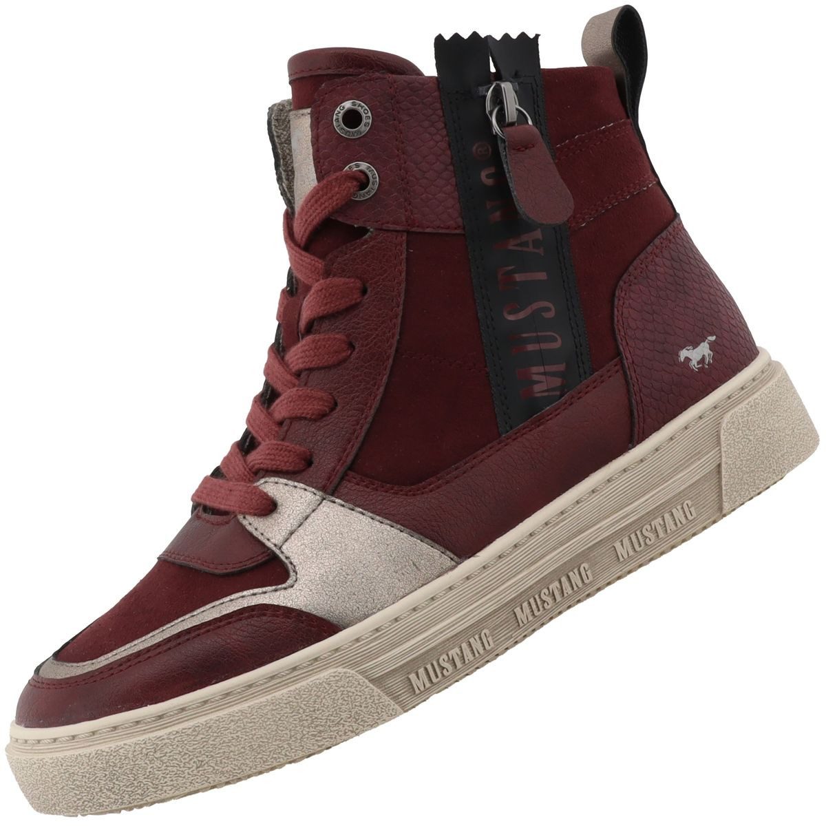 Mustang Shoes 15M0212002-bordo Stiefelette günstig online kaufen
