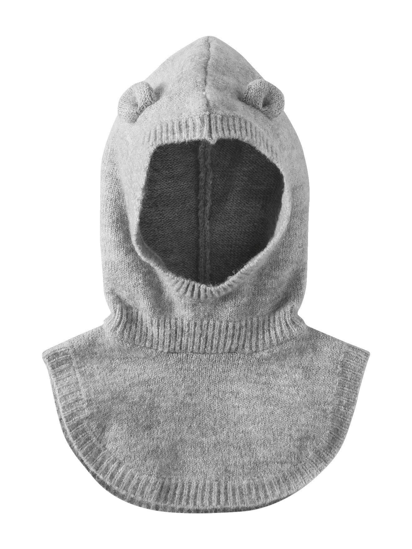 vertbaudet Beanie Mädchen Baby Schalmütze mit Teddyohren