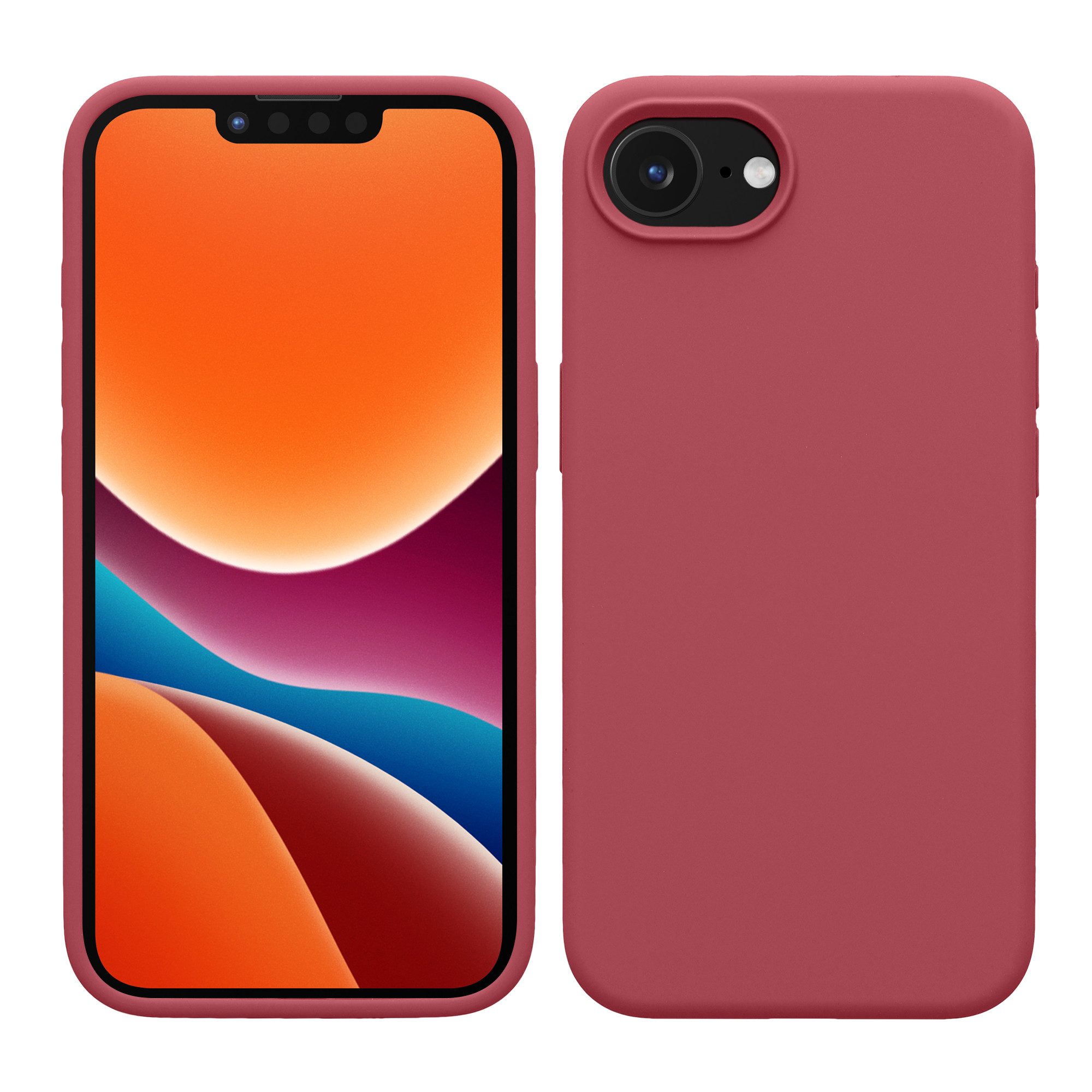 kwmobile Handyhülle Handyhülle für Apple iPhone 17e / iPhone 16e Hülle, Weiches Handy Silikon Case - Schutzhülle Cover