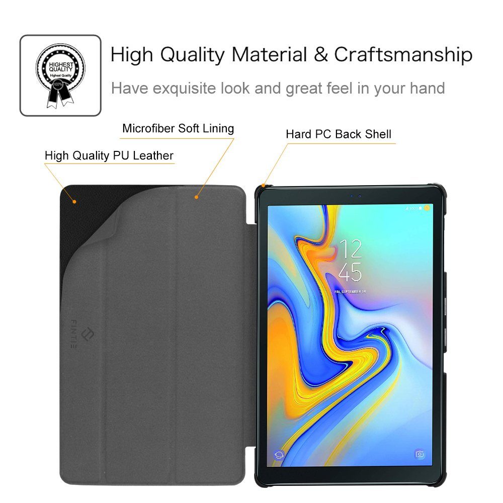 Fintie Tablet-Hülle für Samsung Galaxy Tab A 10.5 2018 - Ultra Schlank Superleicht Hülle 10.5 Zoll, mit Auto Schlaf/Wach Funktion für Galaxy Tab A 10.5 Zoll SM-T590/T595