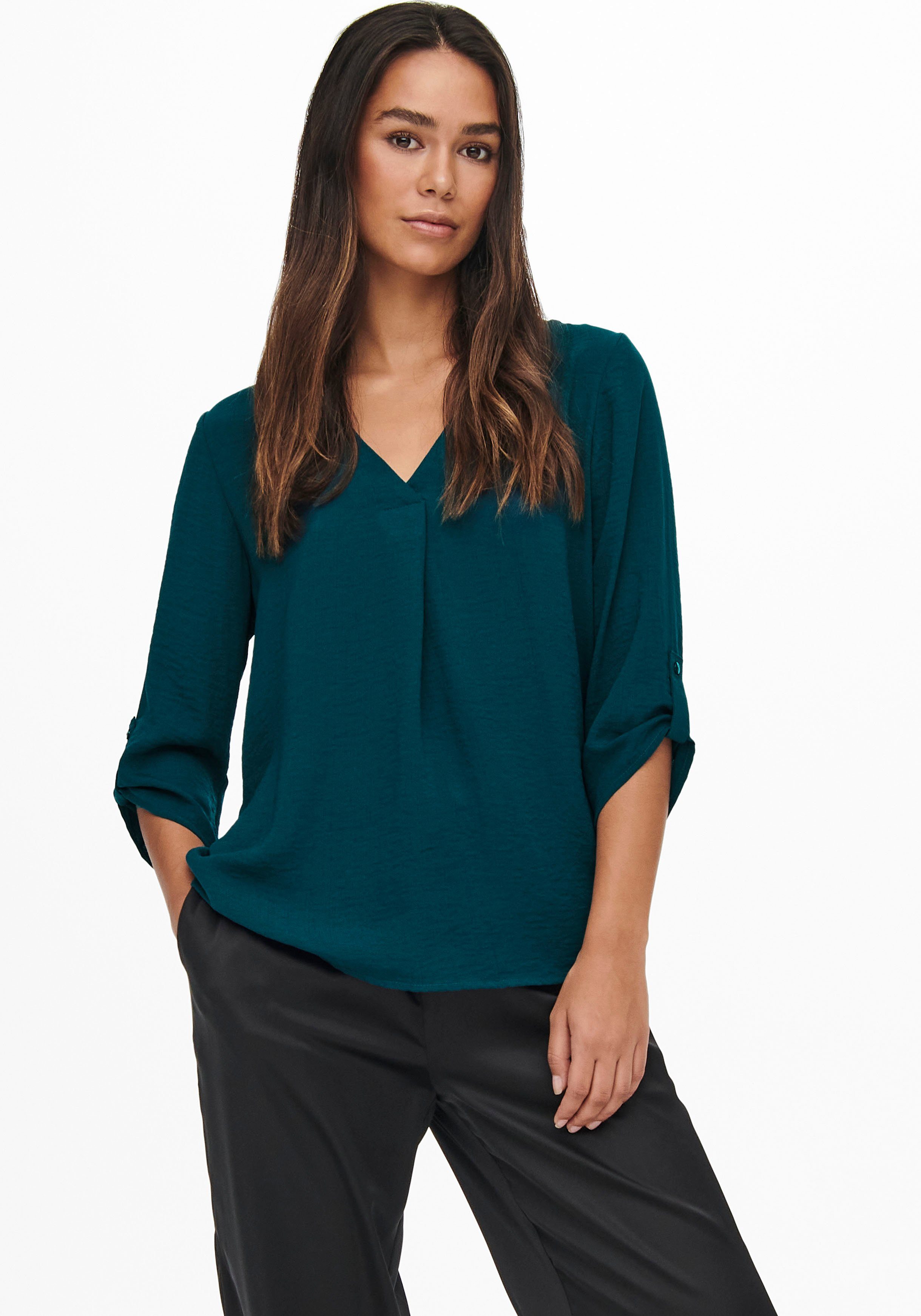 JDY 3/4-Arm-Shirt JDYDIVYA 3/4 TOP WVN NOOS