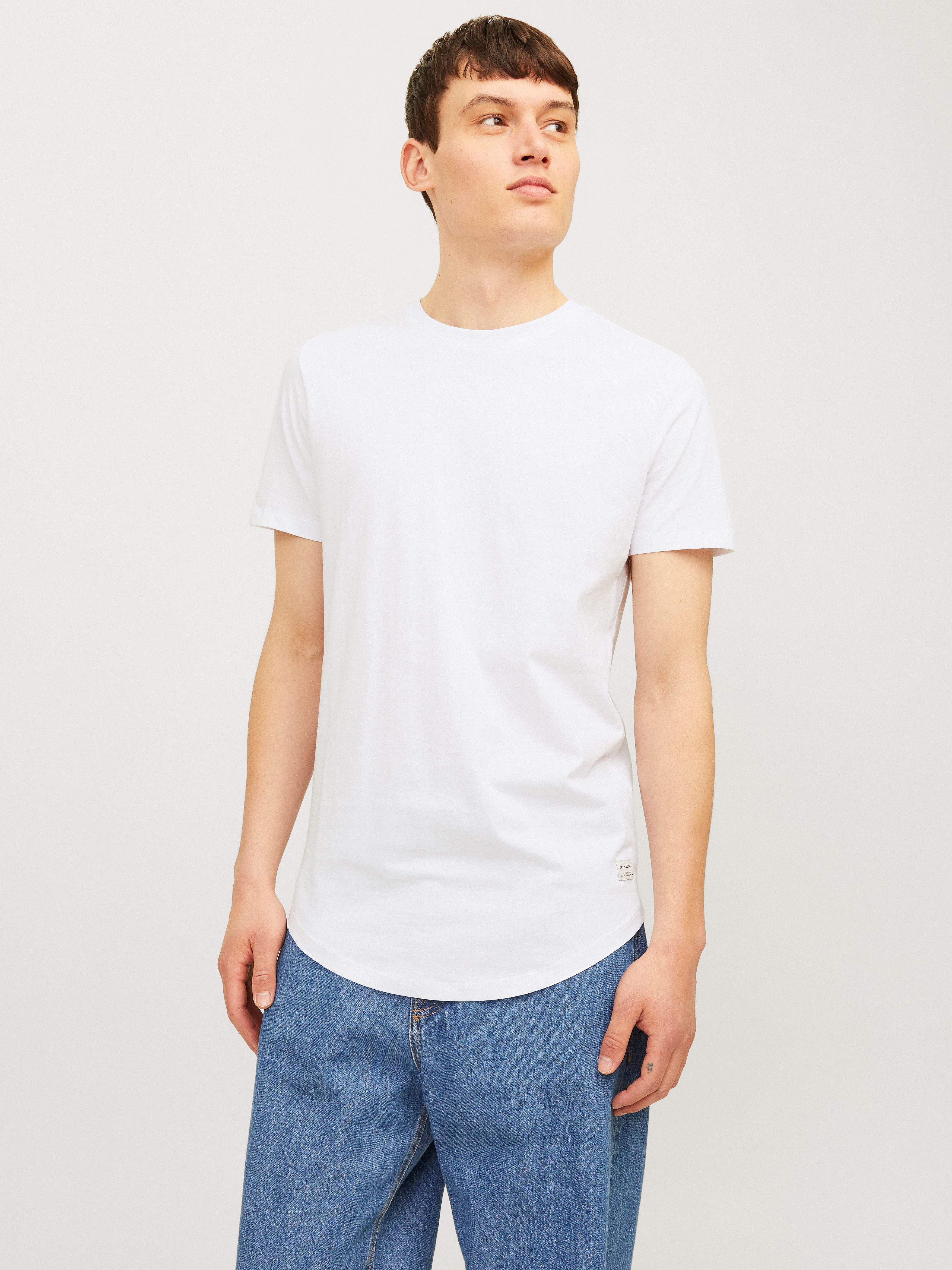 Jack & Jones Rundhalsshirt JJENOA TEE SS CREW NECK 7PK MP NOOS (Packung, 7-tlg)