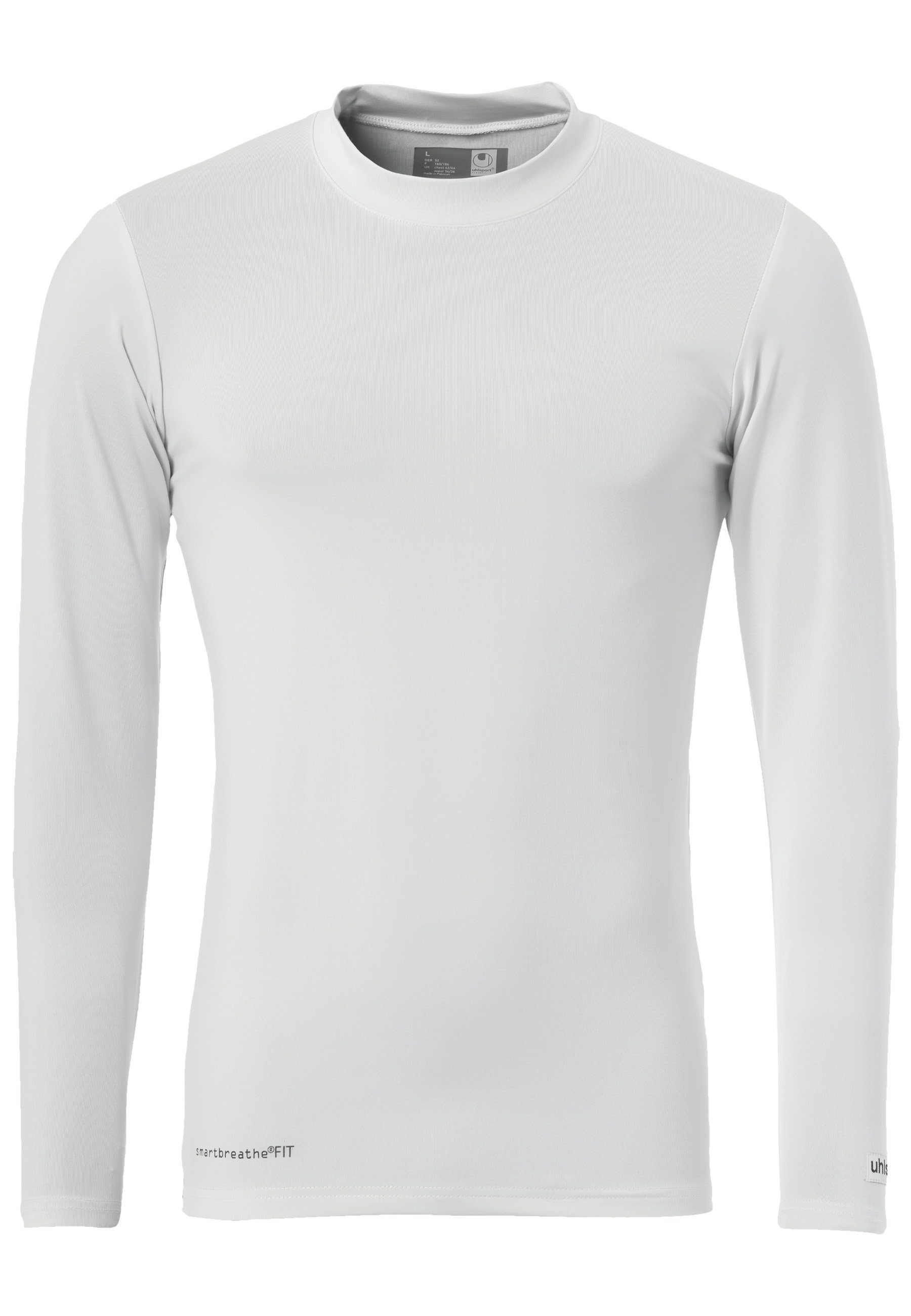 Distinction (1-tlg) uhlsport Weiß Langarmshirt