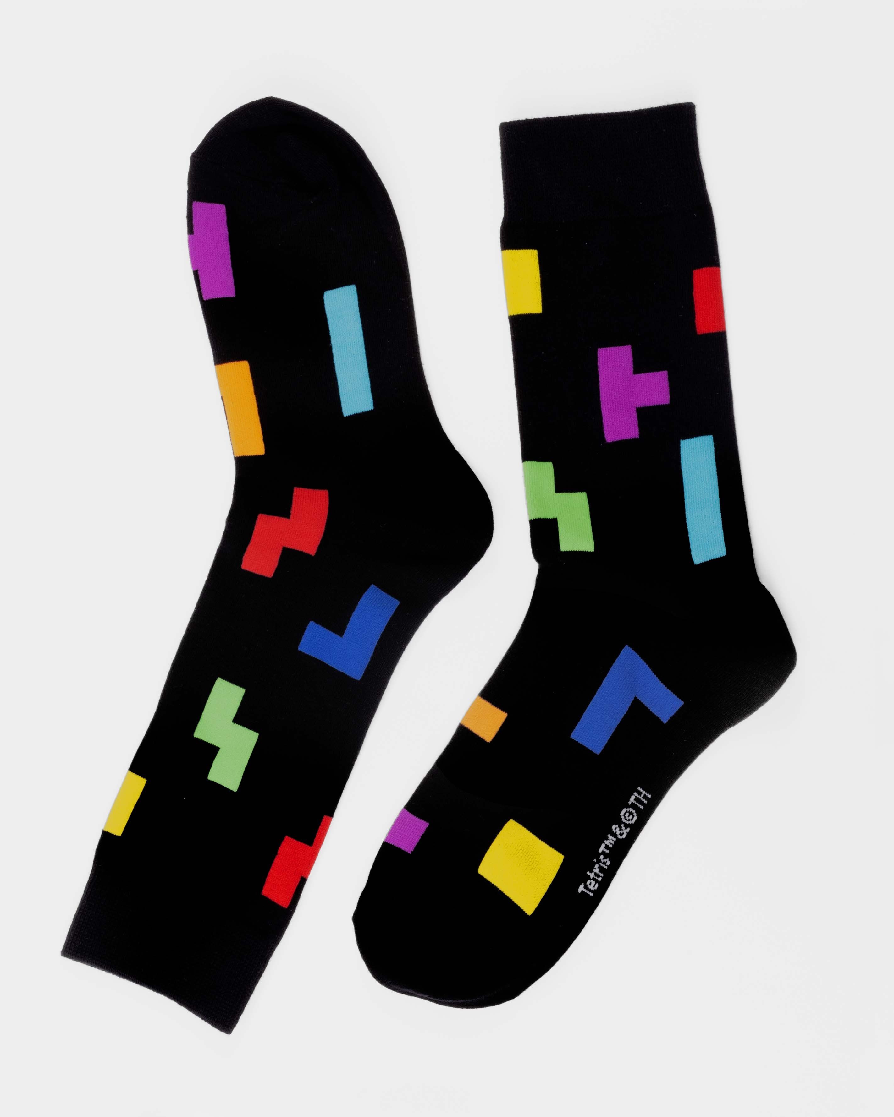 Pattern" Paar) Tetris "Tetriminos (1 Socken iTEMLAB