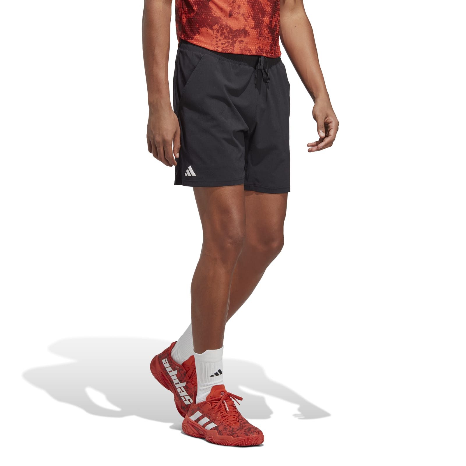 Shorts Tennishose Ergo Head.Rdy 7in/18cm kurz schwarz Herren