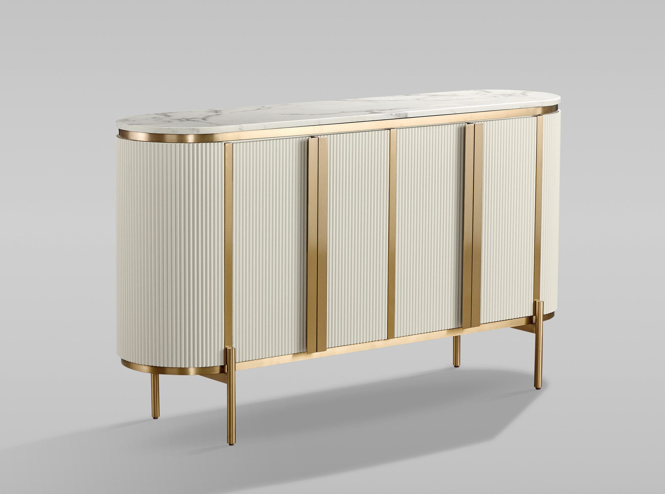 Livin Hill Kommode Stilig, Geriffeltes Holz