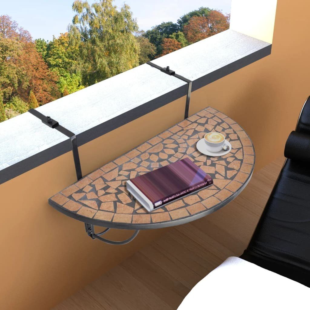 furnicato Balkonhängetisch Mosaik Terracotta (1-St) günstig online kaufen