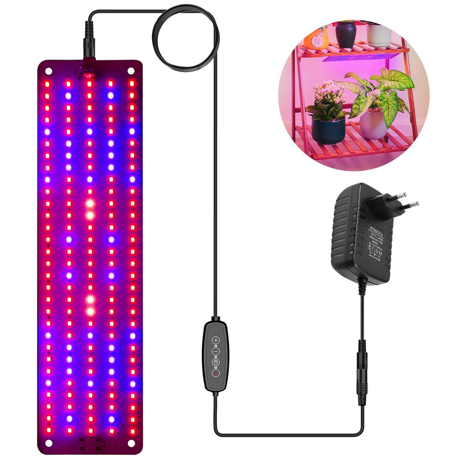 MUPOO Vollspektrum LED Wachstumslampe Vollspektrum LED Pflanzenlicht,Dimmba günstig online kaufen