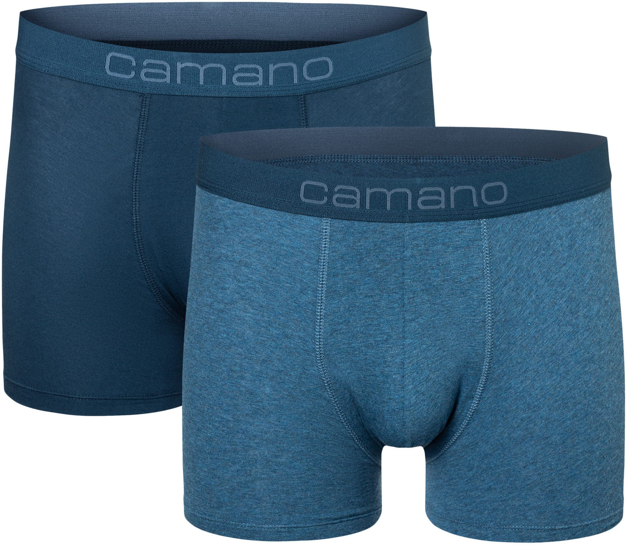 Camano Boxershorts comfort (2er Pack) mit elastischem Logobund günstig online kaufen