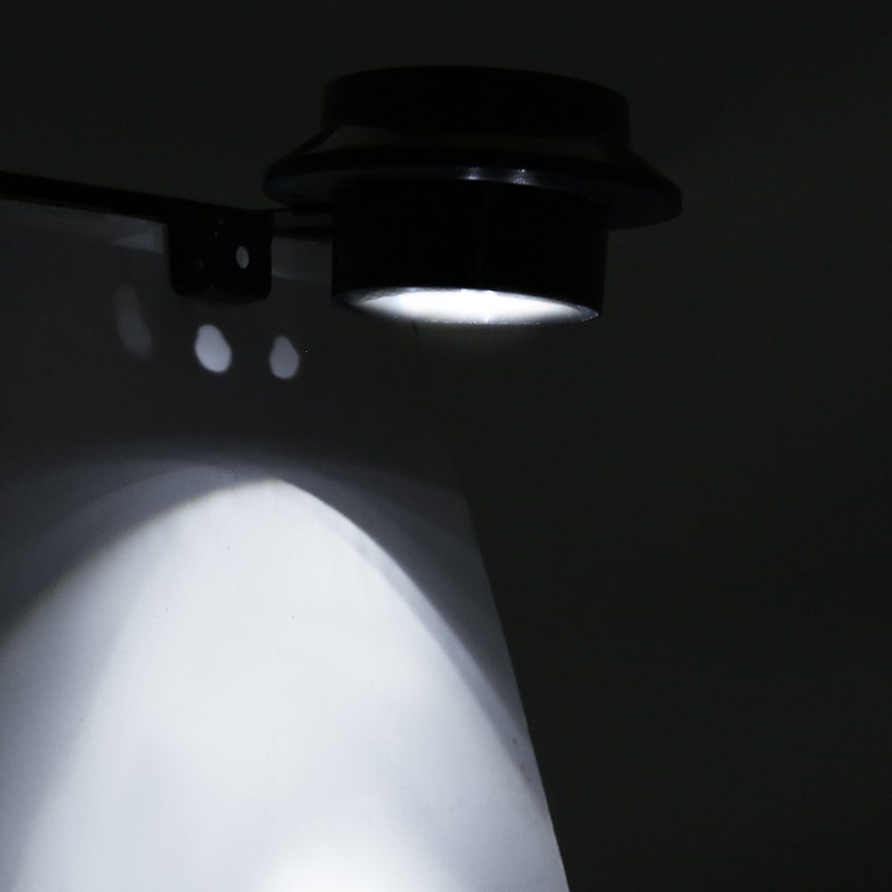WILGOON Dachrinnenleuchten 3/6er LED Solarlicht Beleuchtung günstig online kaufen