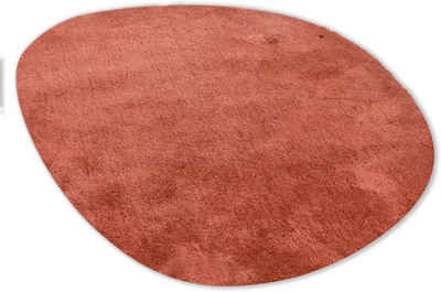 Hochflor-Teppich Shaggy Teppich Cozy, TOM TAILOR HOME, rechteckig, Höhe: 25 mm, Uni Farben, auch in Pastell Farben, ideal im Wohnzimmer & Schlafzimmer