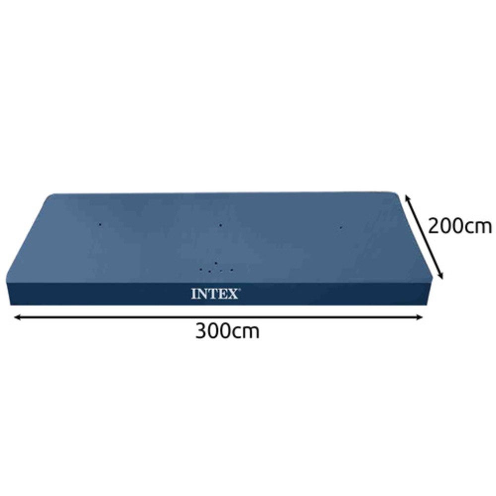 Intex Schutzplane Rahmenpoolabdeckung 300x200 cm (Spar-Set, 1-St., Wärmeisolierung), reduziert die nächtliche Abkühlung sowie die Wasserverdunstung