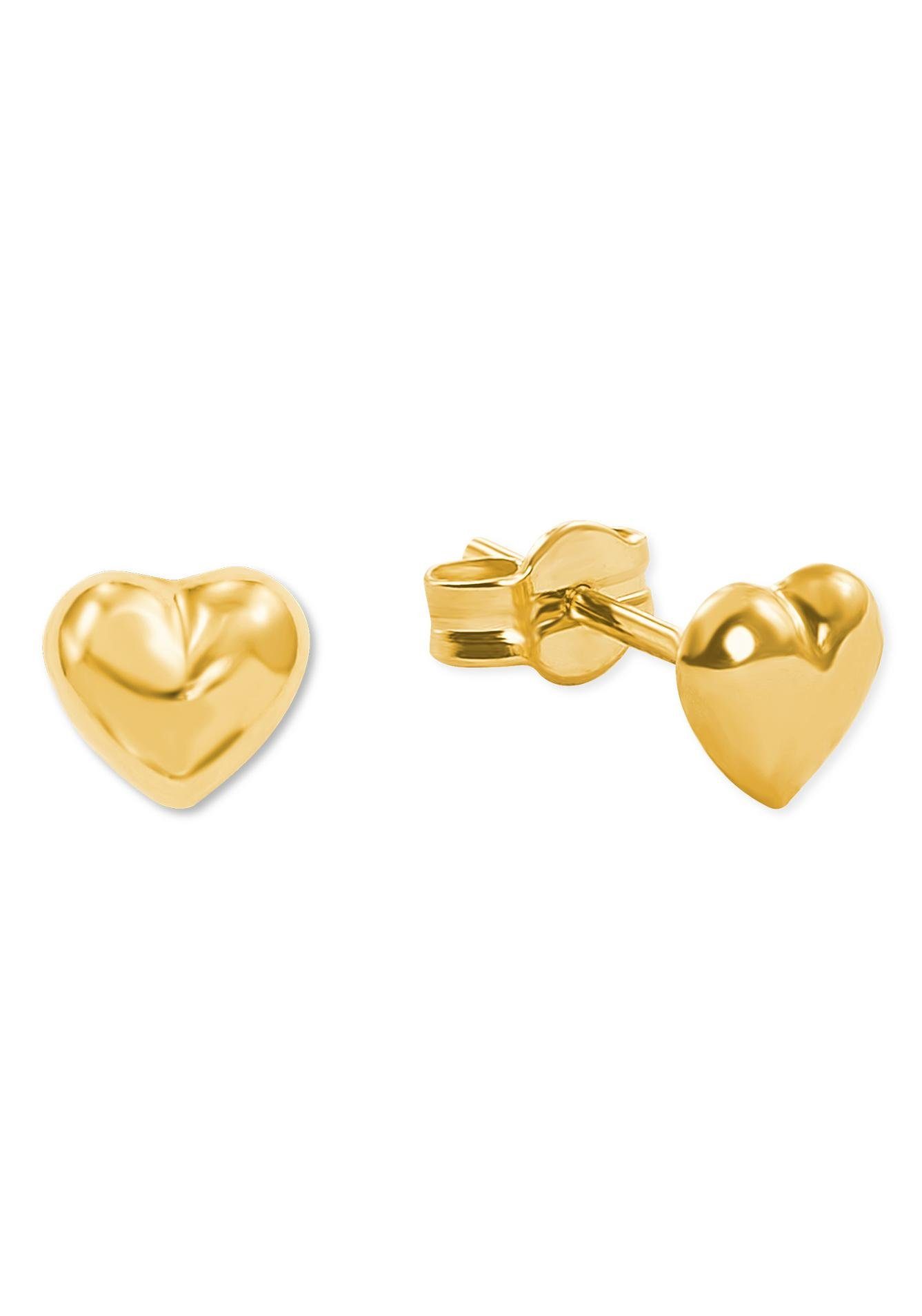 Amor Paar Ohrstecker Herz, 2013966, Gold 375