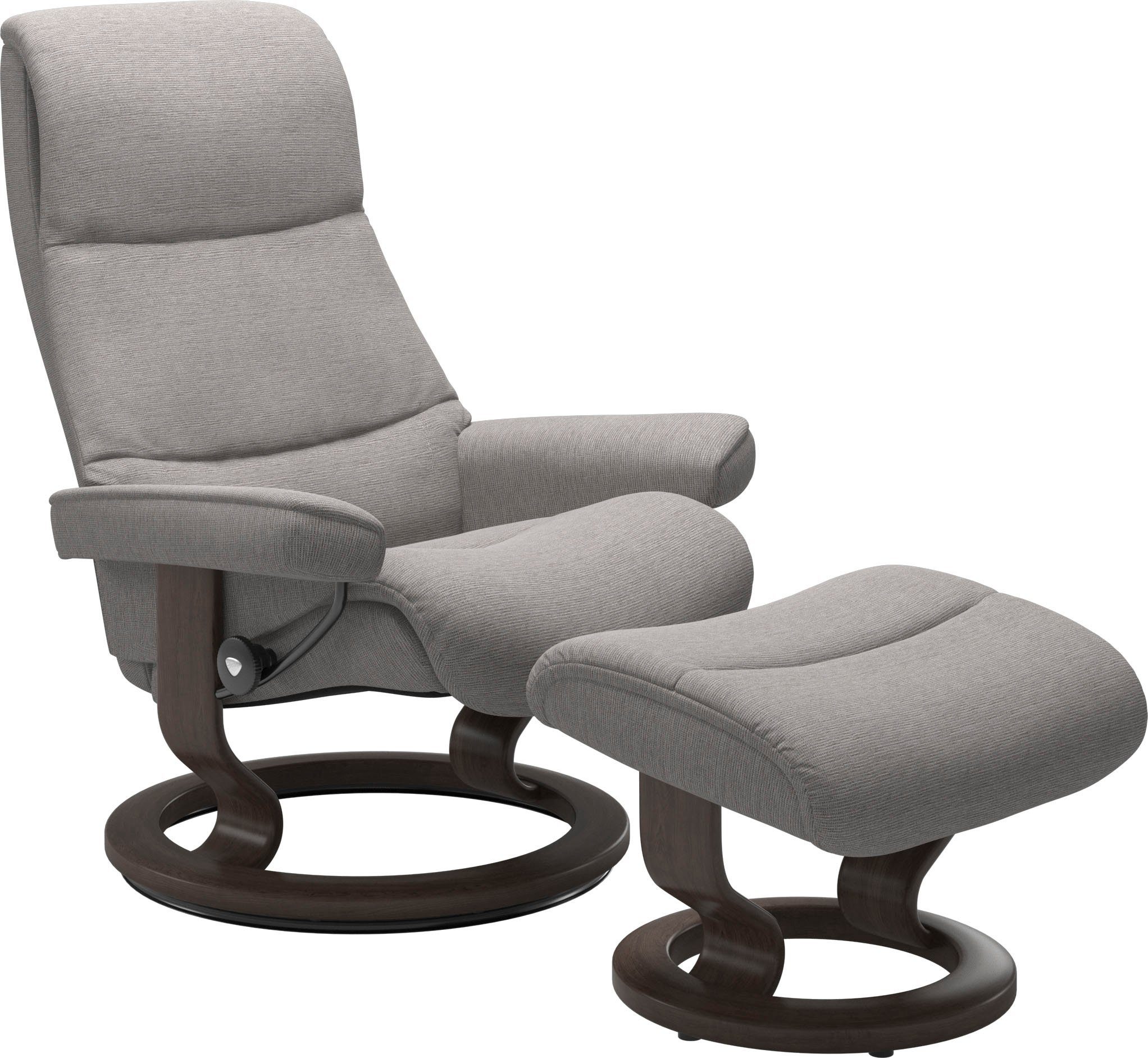 Stressless® Relaxsessel View, mit Classic Base, Größe L,Gestell Wenge | Funktionssessel